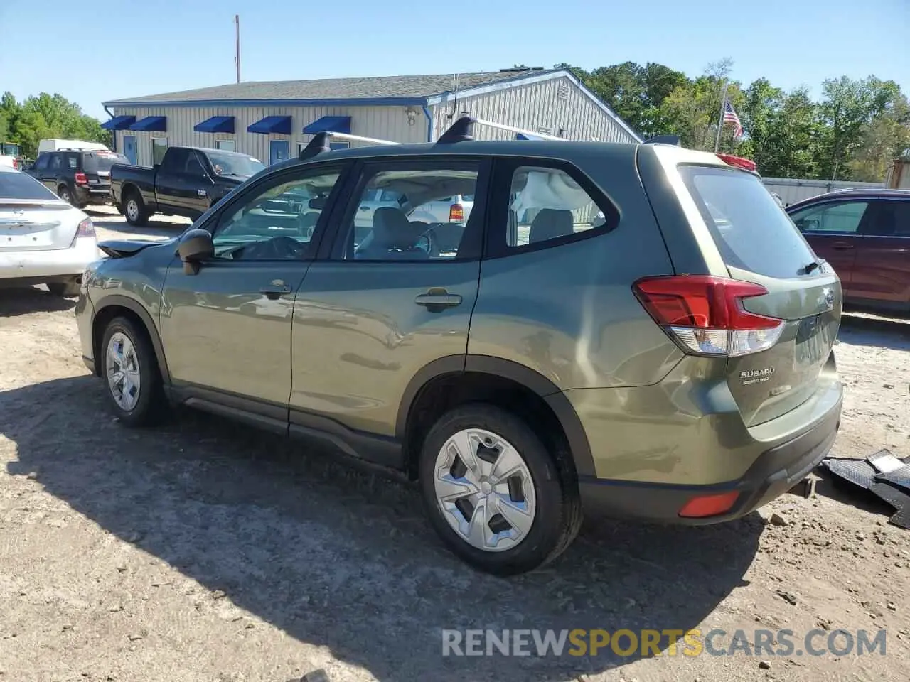 2 fotografías del automóvil dañado JF2SKAAC8MH412953 SUBARU FORESTER 2021