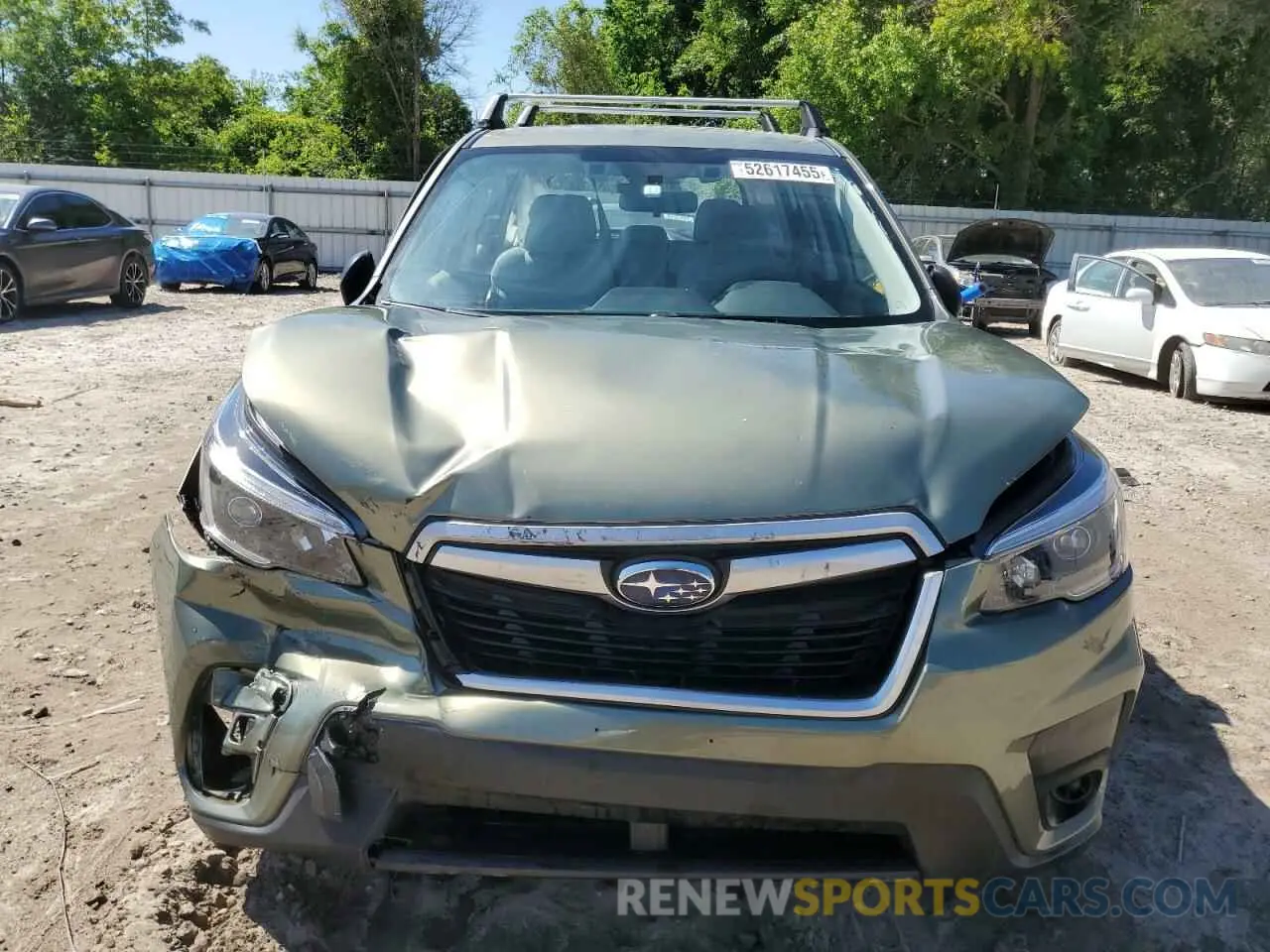 5 fotografías del automóvil dañado JF2SKAAC8MH412953 SUBARU FORESTER 2021