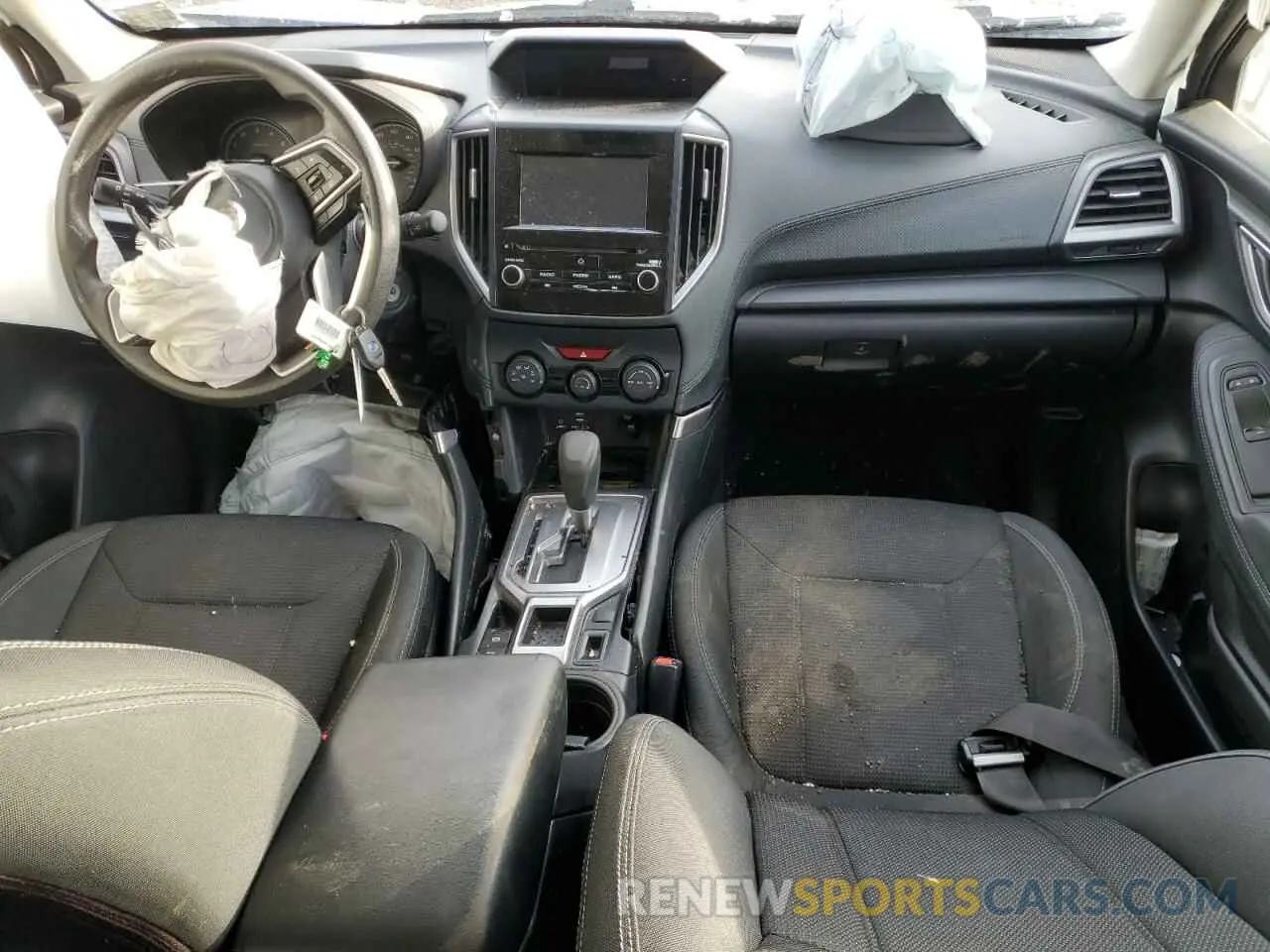 8 fotografías del automóvil dañado JF2SKADC0MH439303 SUBARU FORESTER 2021
