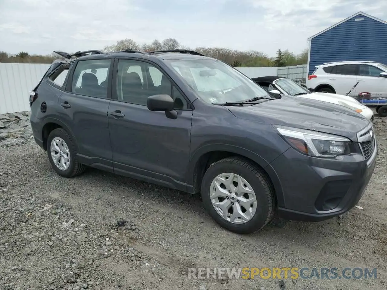 4 fotografías del automóvil dañado JF2SKADC2MH475025 SUBARU FORESTER 2021