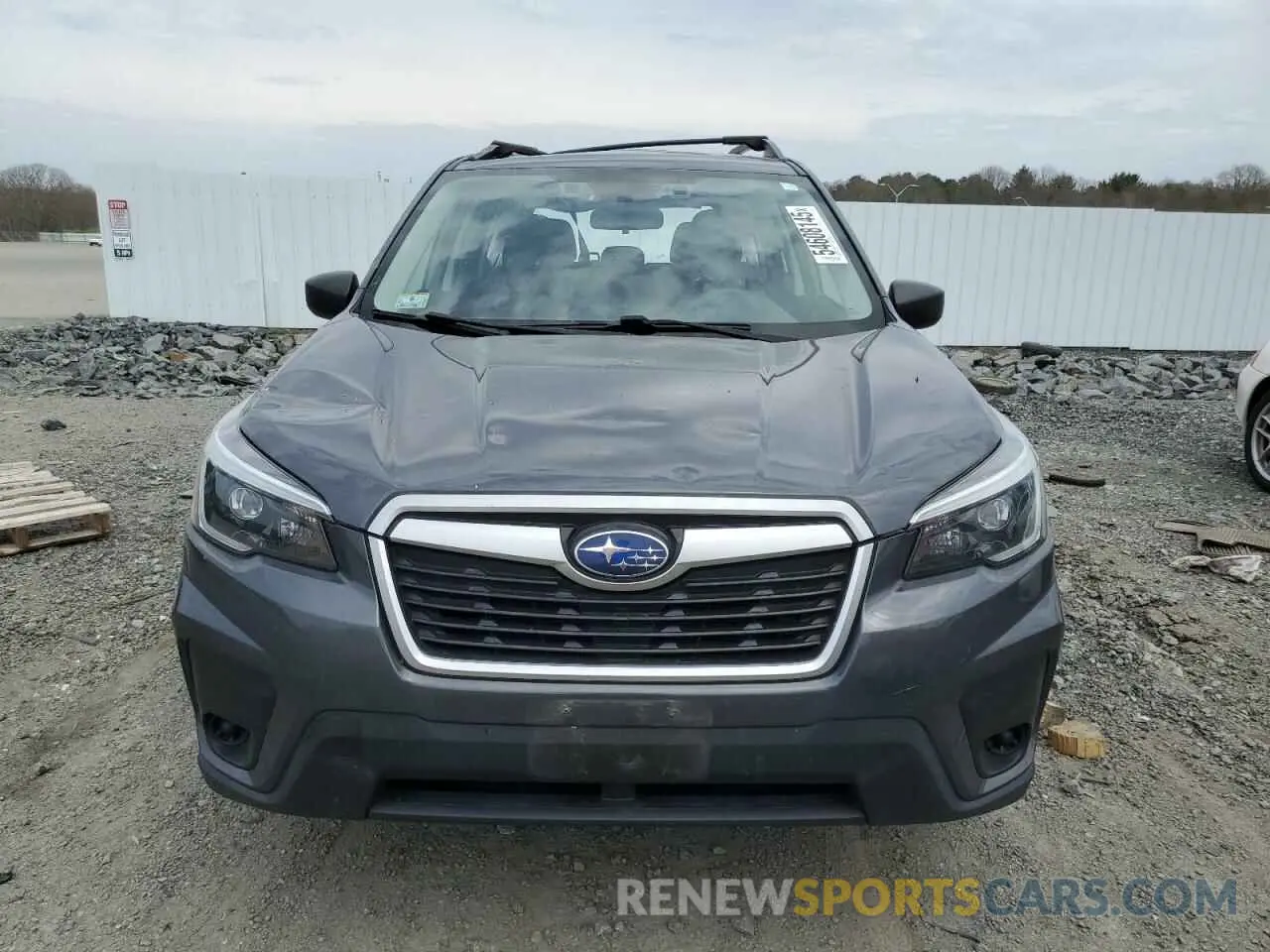 5 fotografías del automóvil dañado JF2SKADC2MH475025 SUBARU FORESTER 2021
