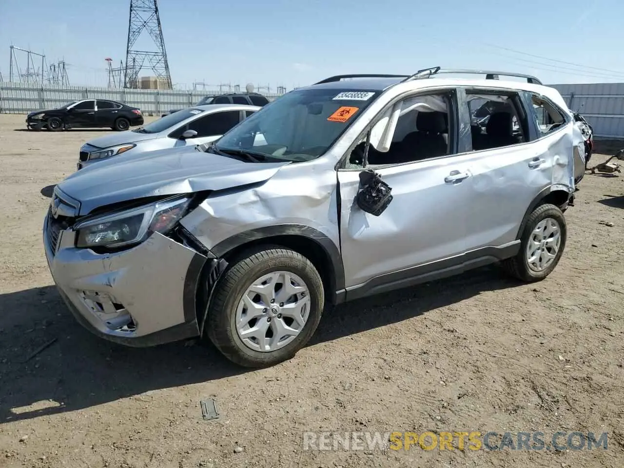 1 fotografías del automóvil dañado JF2SKADC2MH584181 SUBARU FORESTER 2021