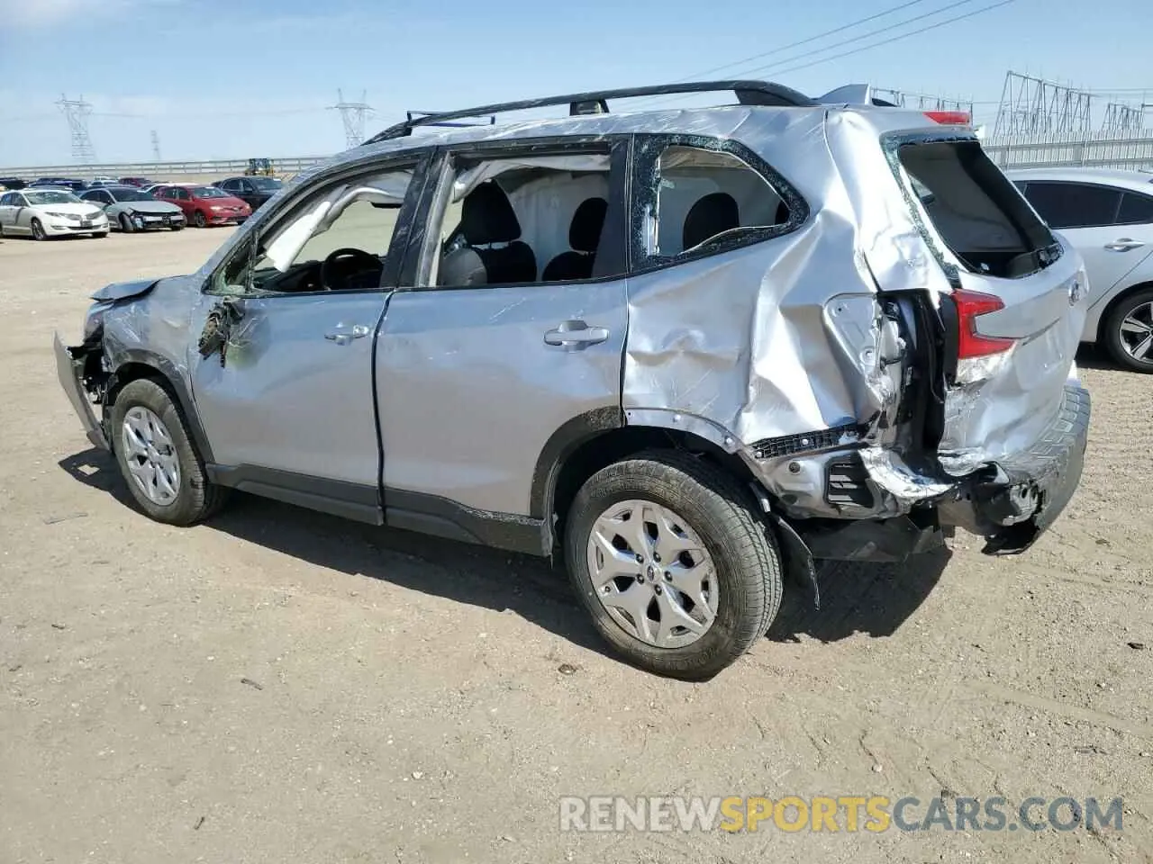 2 fotografías del automóvil dañado JF2SKADC2MH584181 SUBARU FORESTER 2021
