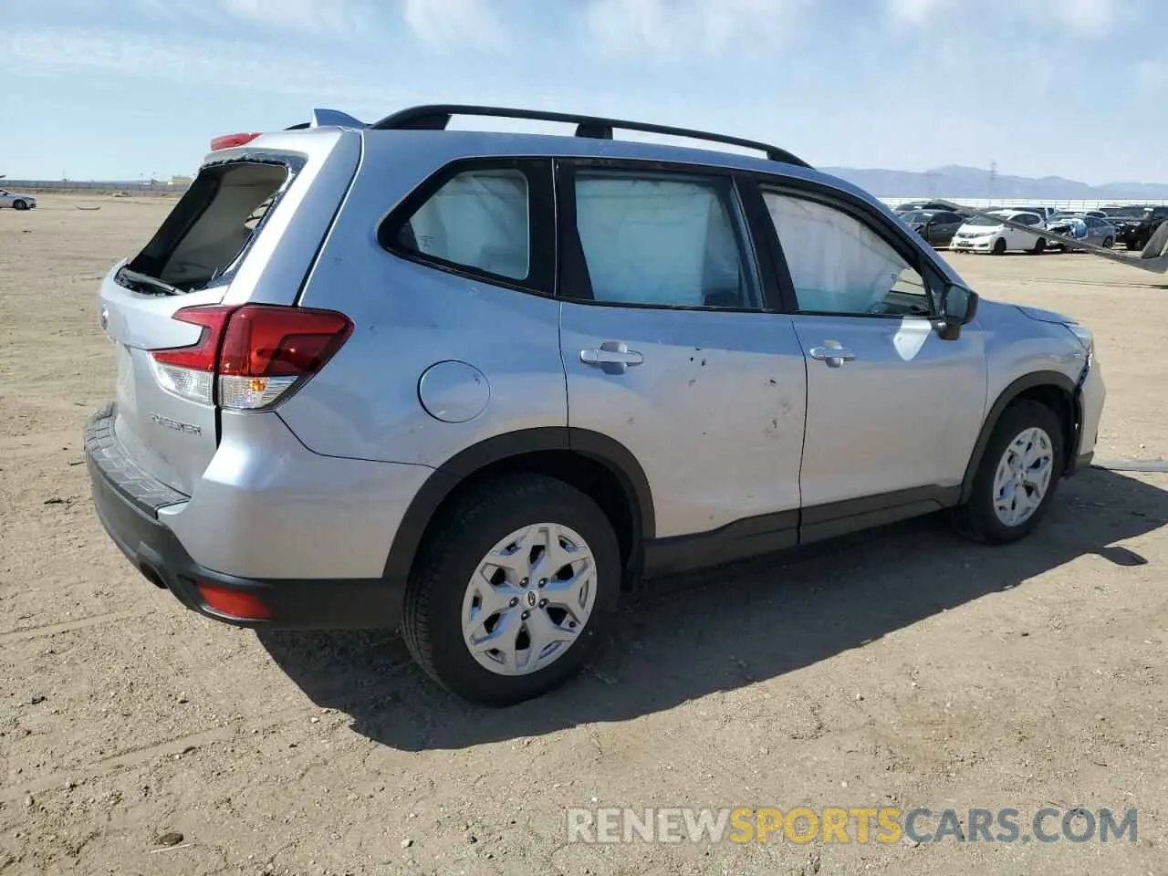 3 fotografías del automóvil dañado JF2SKADC2MH584181 SUBARU FORESTER 2021