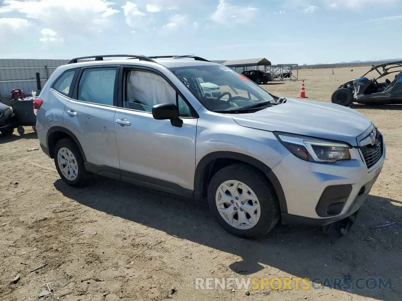 4 fotografías del automóvil dañado JF2SKADC2MH584181 SUBARU FORESTER 2021