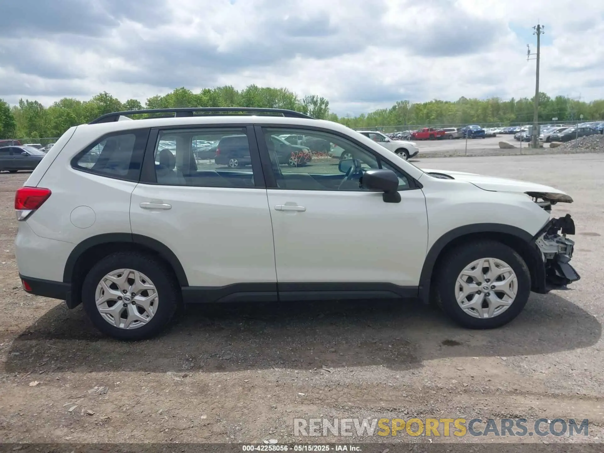 14 fotografías del automóvil dañado JF2SKADC3MH480153 SUBARU FORESTER 2021
