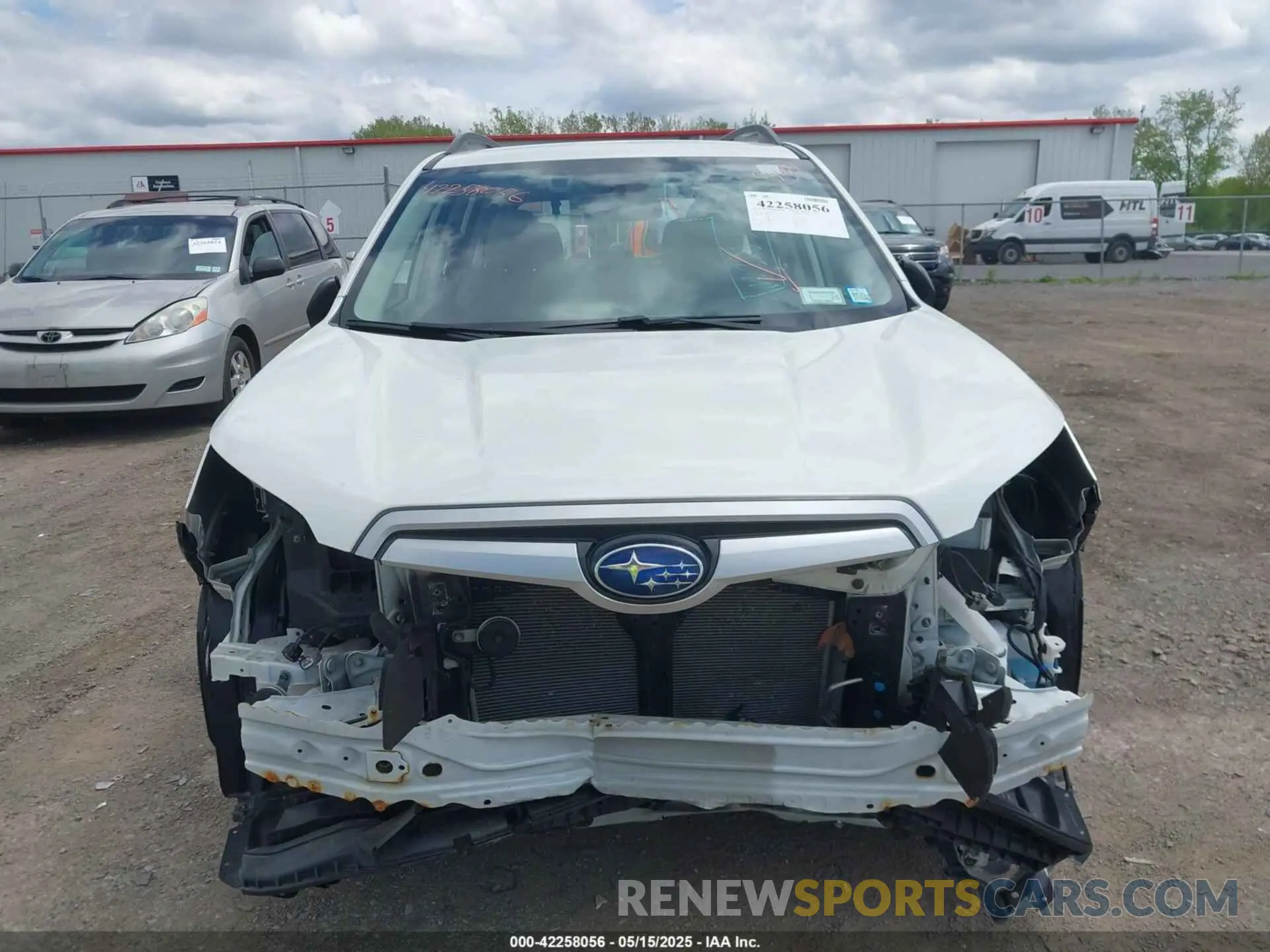 6 fotografías del automóvil dañado JF2SKADC3MH480153 SUBARU FORESTER 2021