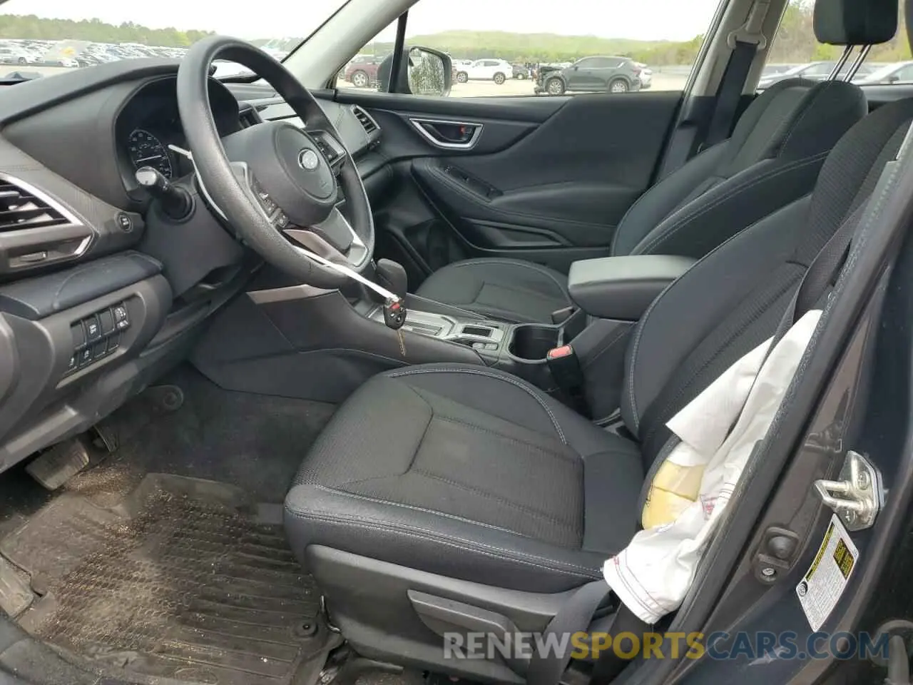7 fotografías del automóvil dañado JF2SKADC5MH419242 SUBARU FORESTER 2021