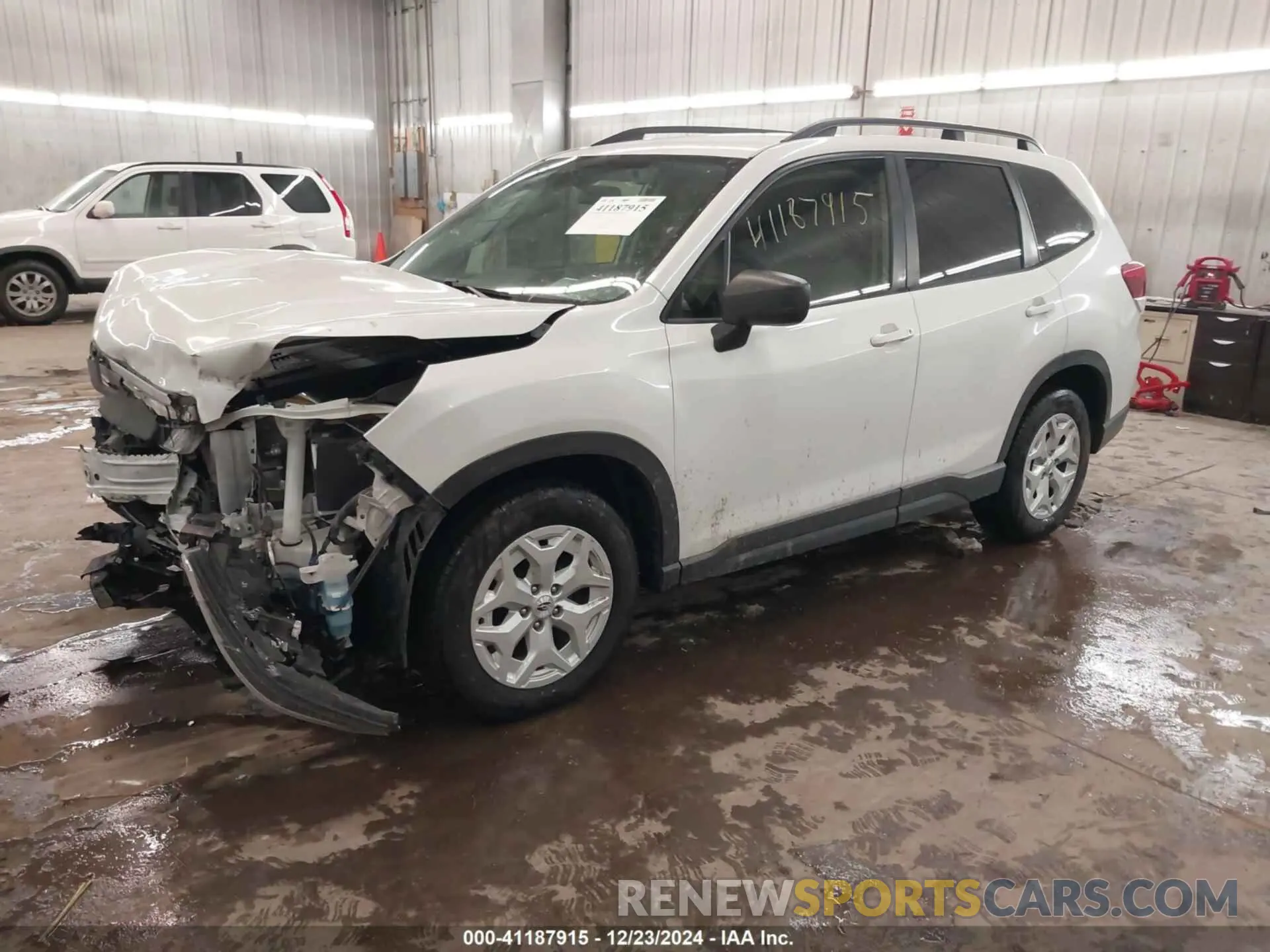 2 fotografías del automóvil dañado JF2SKADC5MH547545 SUBARU FORESTER 2021