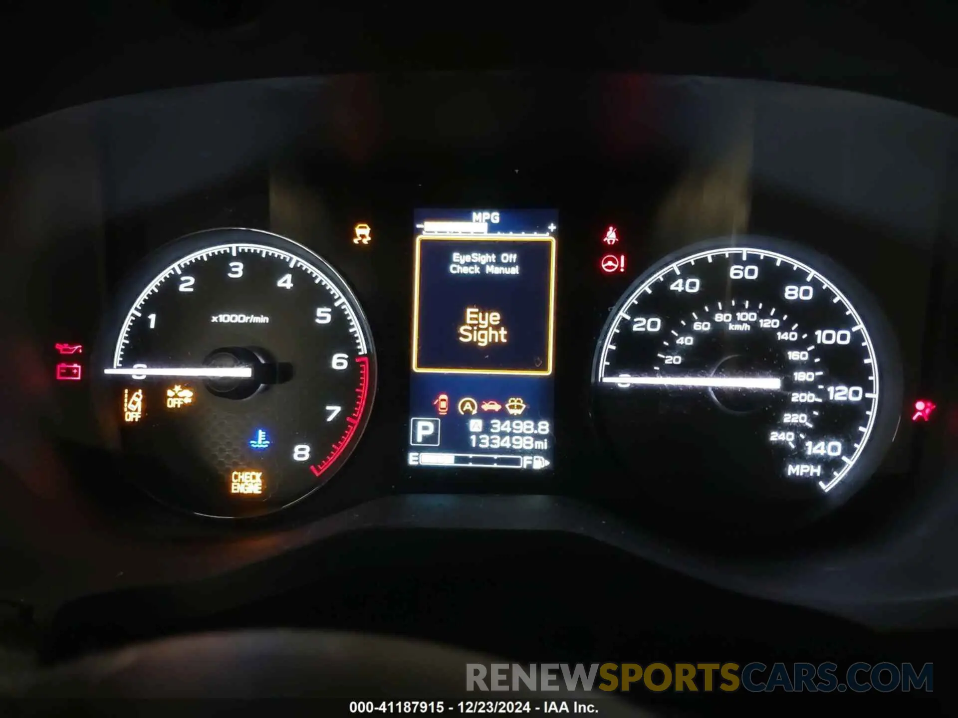 7 fotografías del automóvil dañado JF2SKADC5MH547545 SUBARU FORESTER 2021