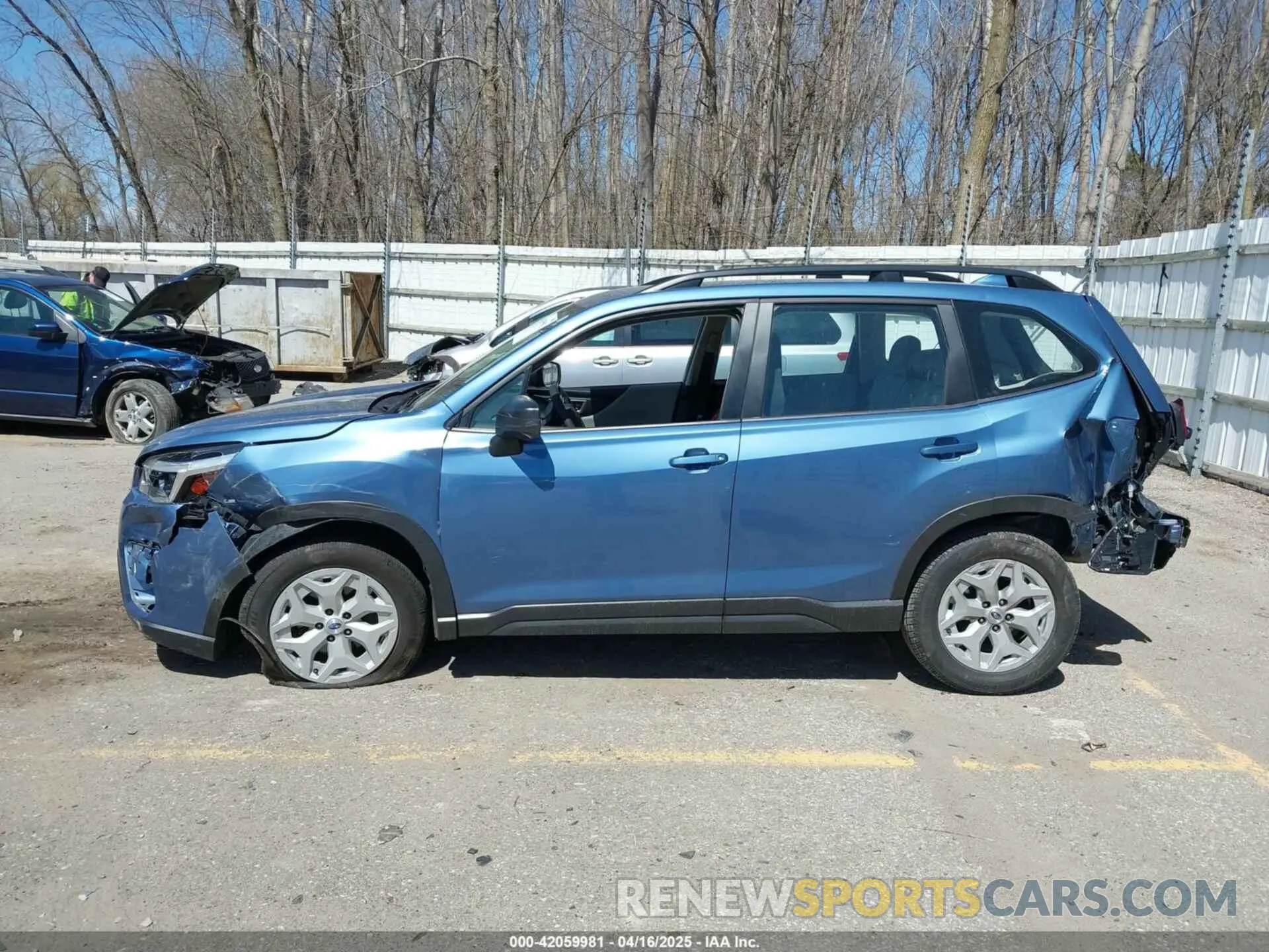 14 fotografías del automóvil dañado JF2SKADC8MH573072 SUBARU FORESTER 2021