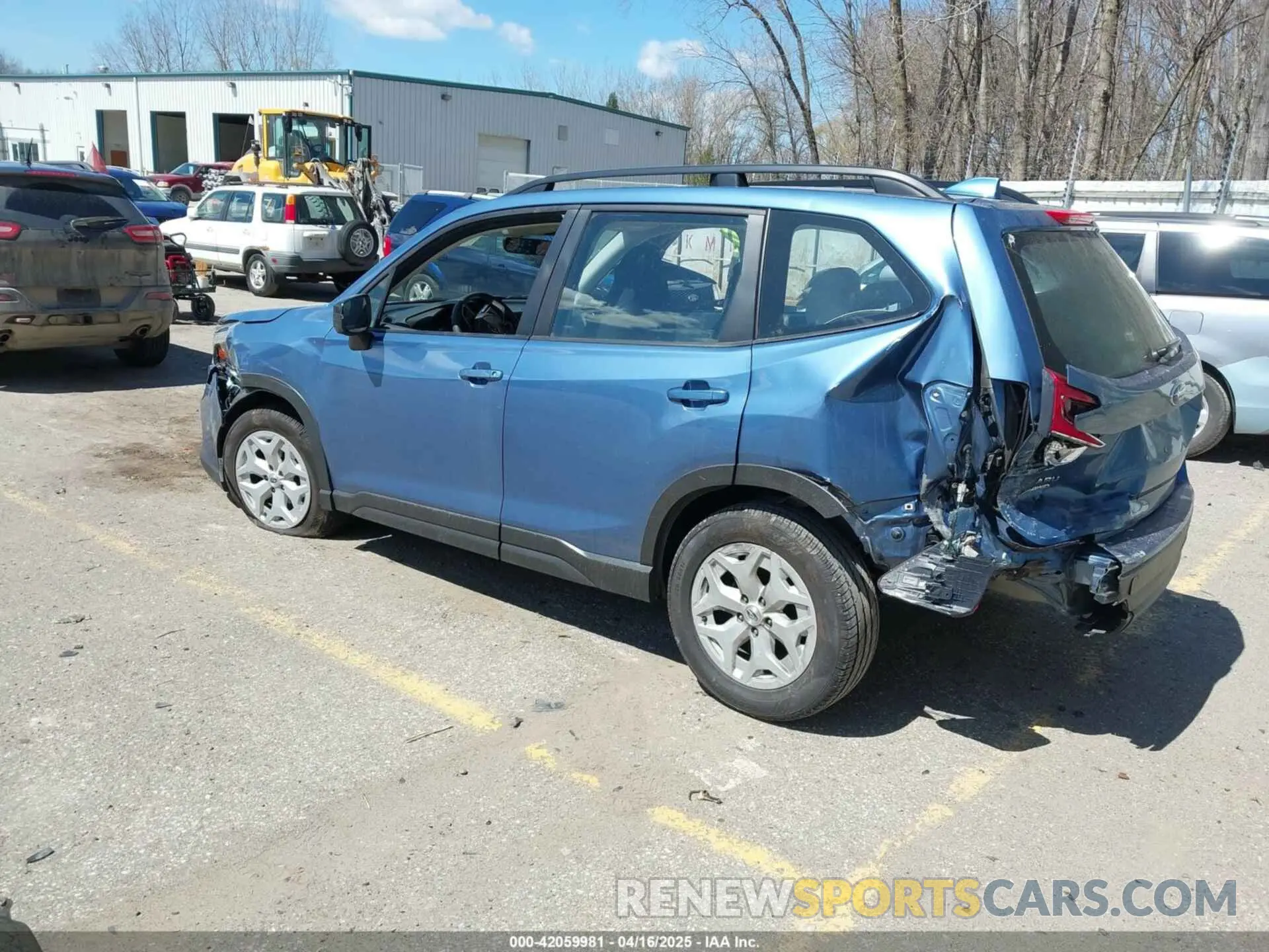 3 fotografías del automóvil dañado JF2SKADC8MH573072 SUBARU FORESTER 2021