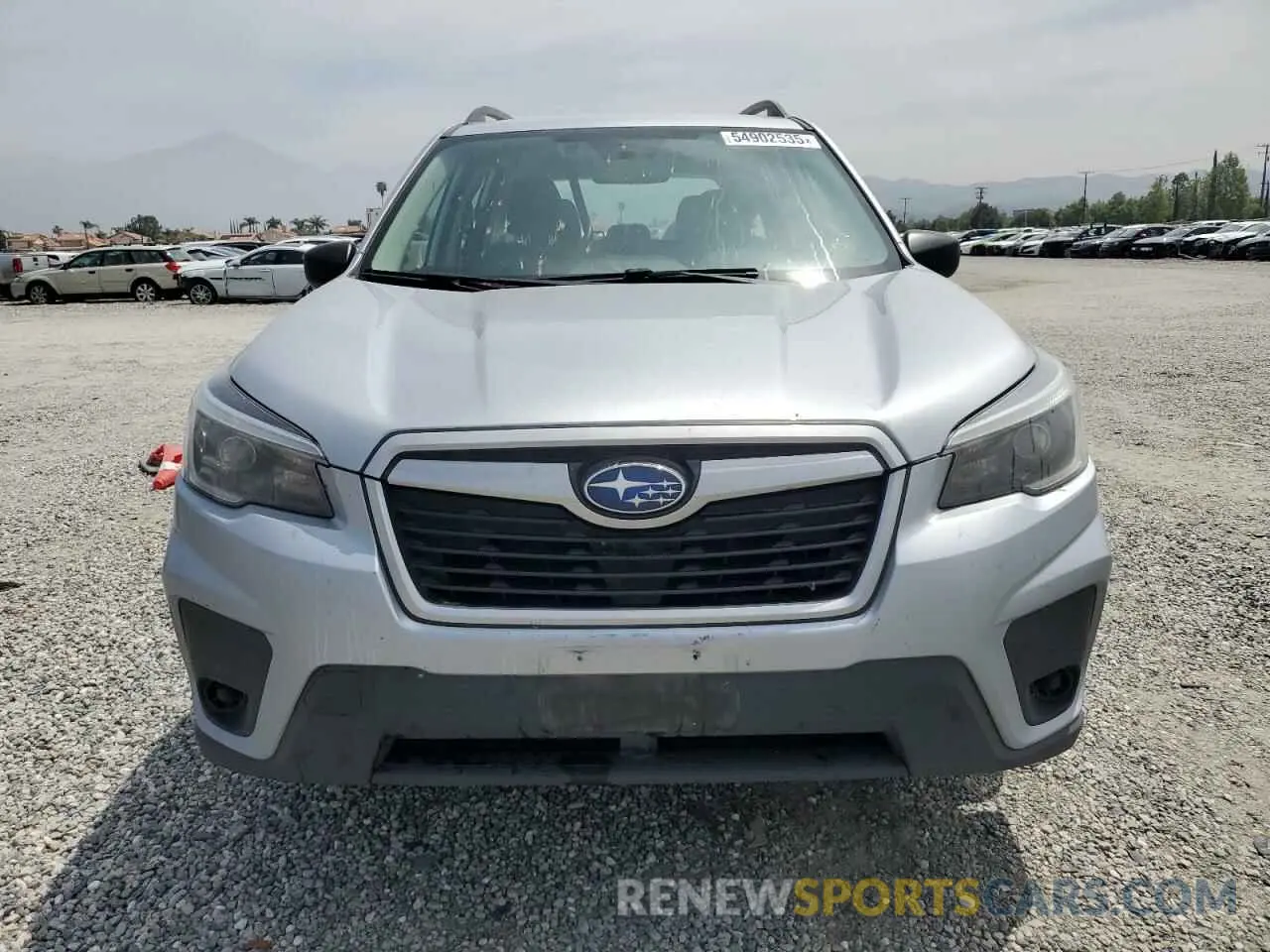 5 fotografías del automóvil dañado JF2SKADC9MH470811 SUBARU FORESTER 2021