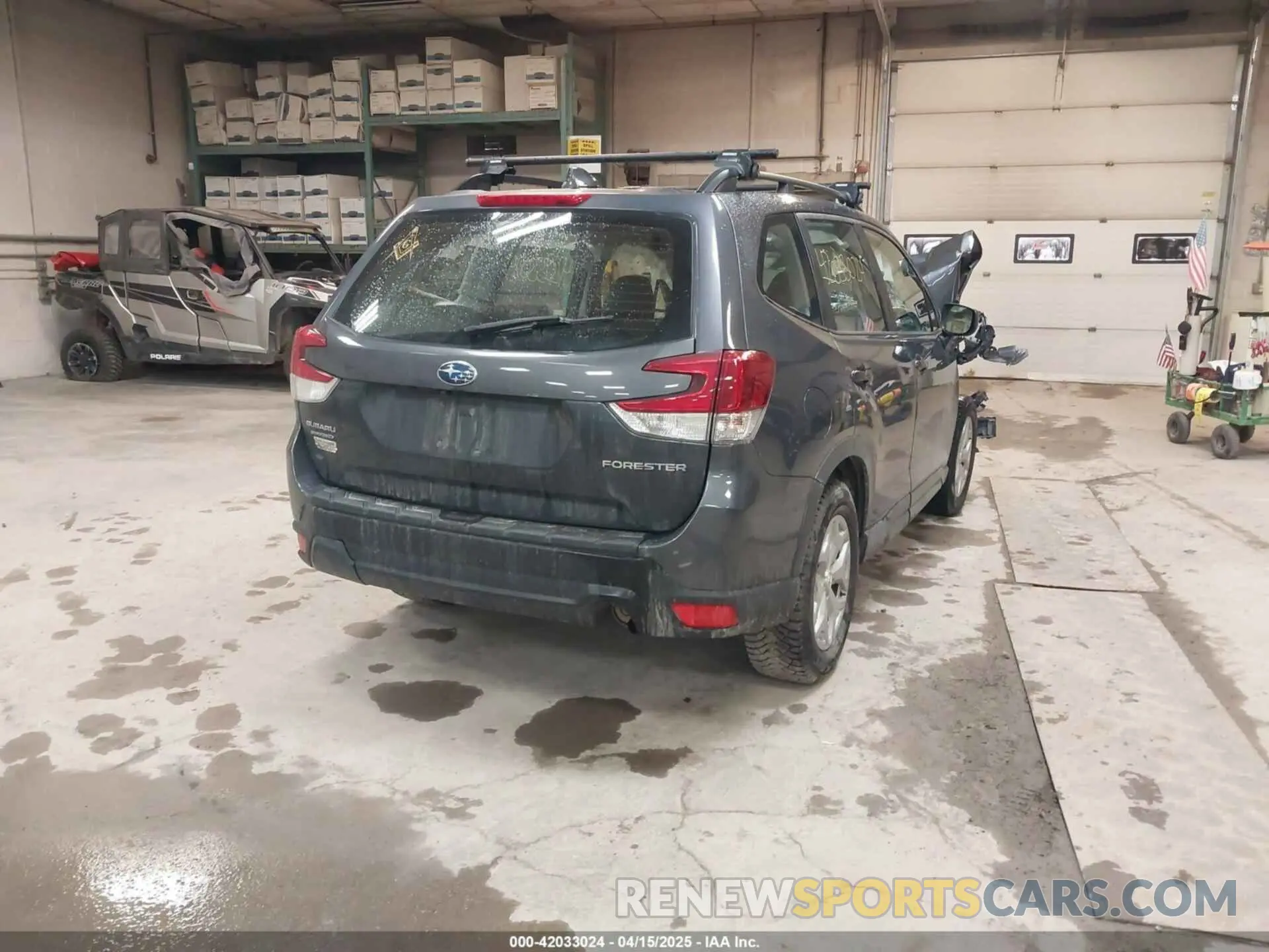 4 fotografías del automóvil dañado JF2SKADC9MH582122 SUBARU FORESTER 2021