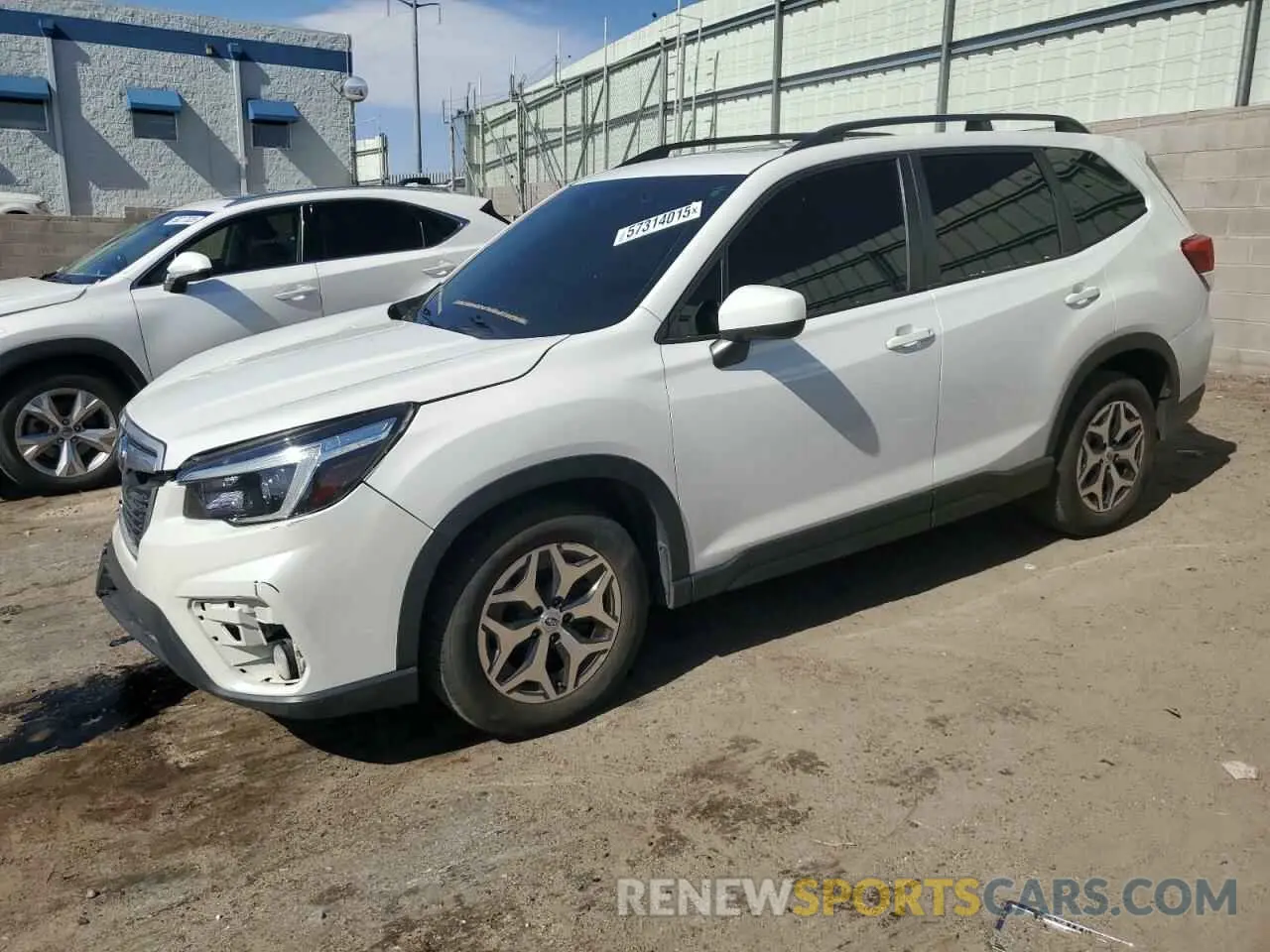 1 fotografías del automóvil dañado JF2SKAFC0MH503417 SUBARU FORESTER 2021