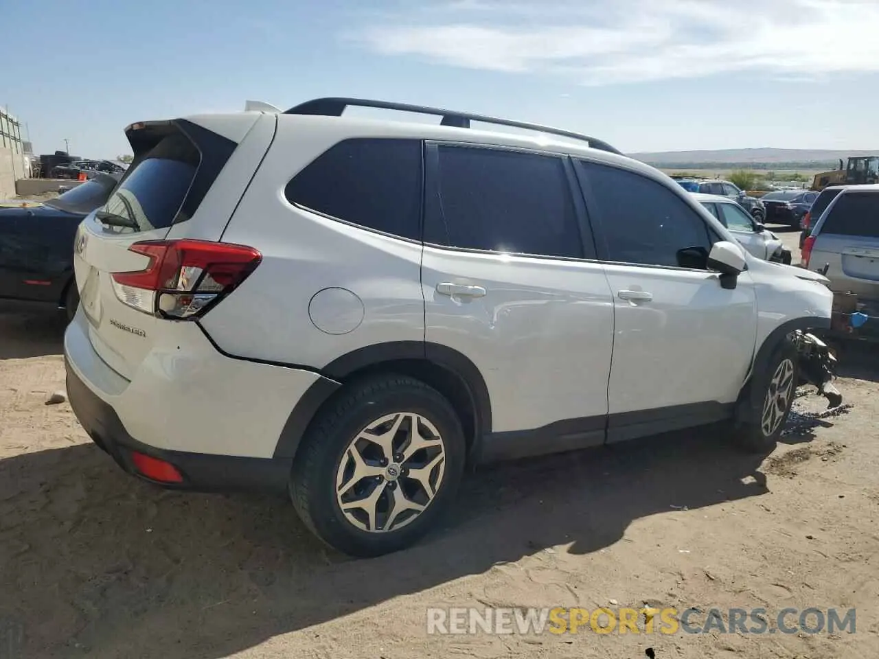 3 fotografías del automóvil dañado JF2SKAFC0MH503417 SUBARU FORESTER 2021
