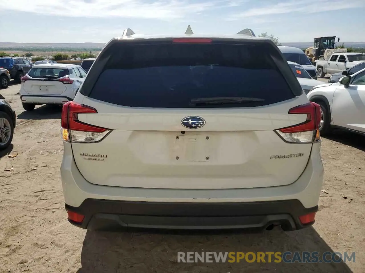 6 fotografías del automóvil dañado JF2SKAFC0MH503417 SUBARU FORESTER 2021