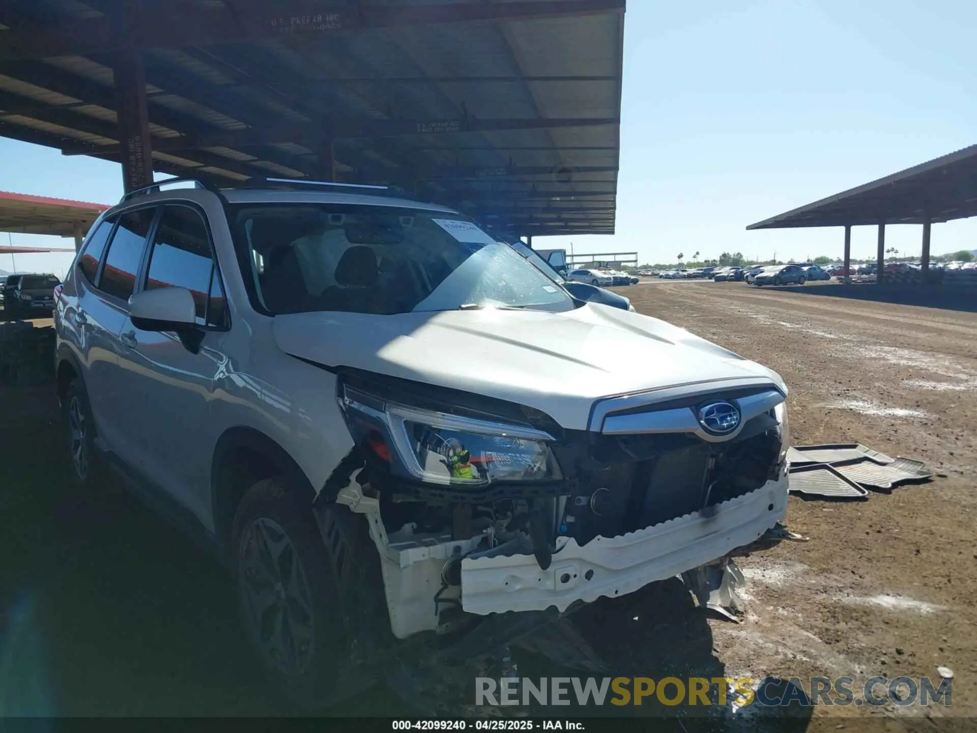 1 fotografías del automóvil dañado JF2SKAFC2MH416828 SUBARU FORESTER 2021