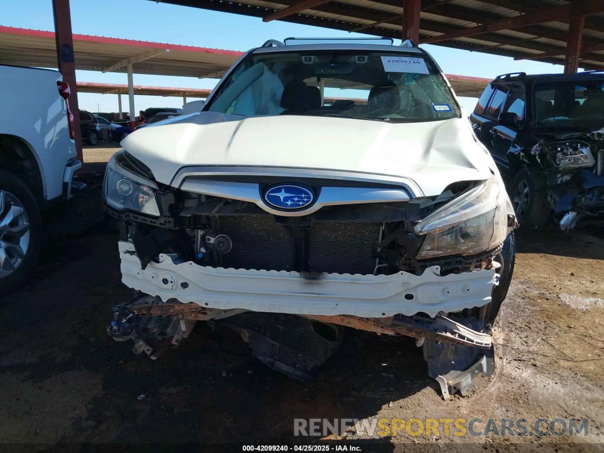 12 fotografías del automóvil dañado JF2SKAFC2MH416828 SUBARU FORESTER 2021