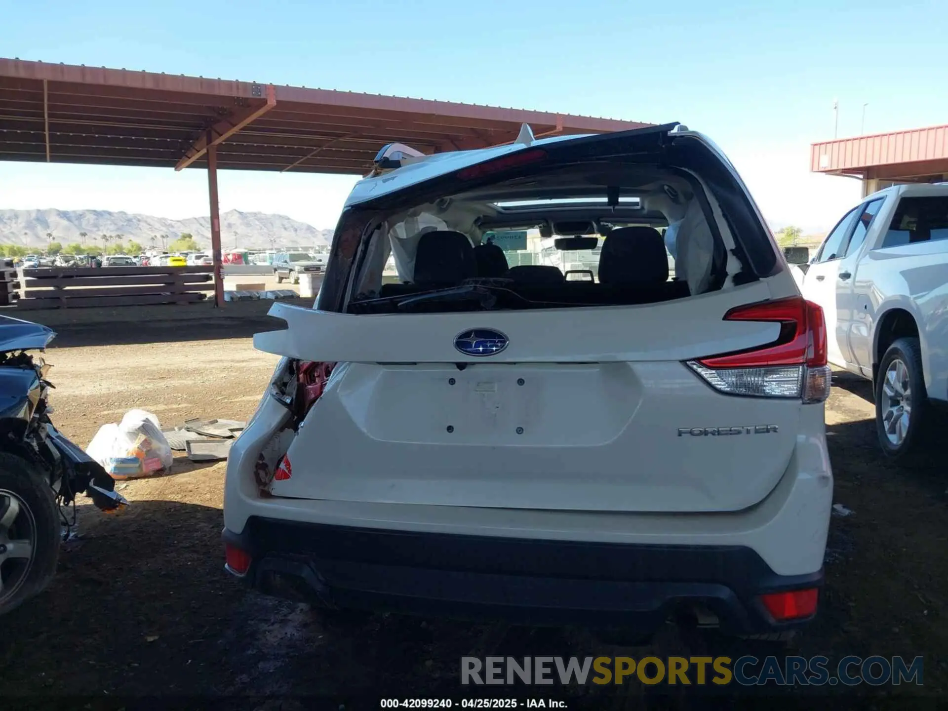 16 fotografías del automóvil dañado JF2SKAFC2MH416828 SUBARU FORESTER 2021