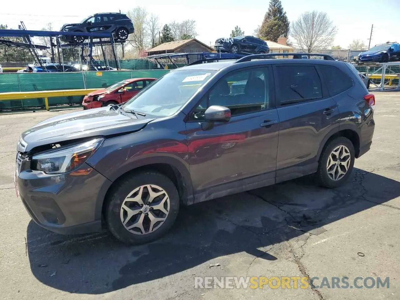 1 fotografías del automóvil dañado JF2SKAFC2MH416845 SUBARU FORESTER 2021