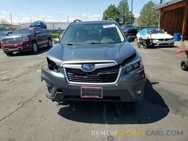 11 fotografías del automóvil dañado JF2SKAFC2MH416845 SUBARU FORESTER 2021