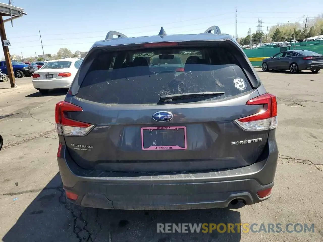 6 fotografías del automóvil dañado JF2SKAFC2MH416845 SUBARU FORESTER 2021