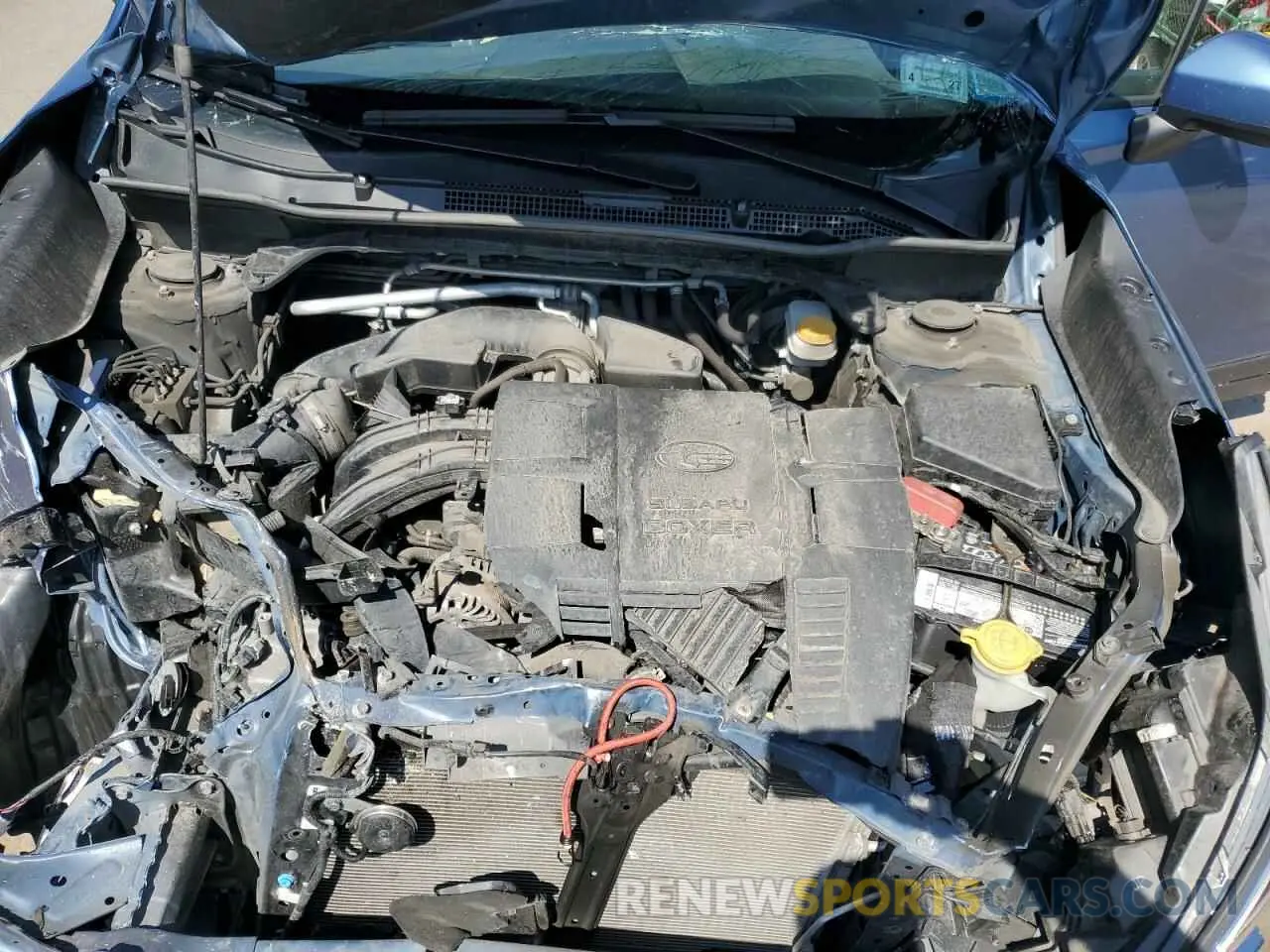 12 fotografías del automóvil dañado JF2SKAFC2MH481193 SUBARU FORESTER 2021