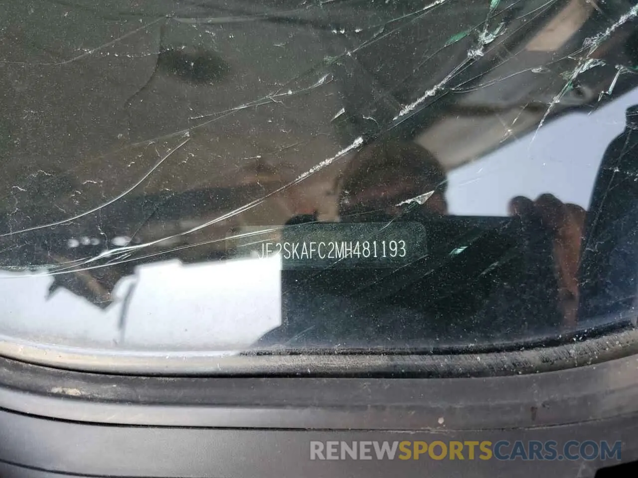 13 fotografías del automóvil dañado JF2SKAFC2MH481193 SUBARU FORESTER 2021