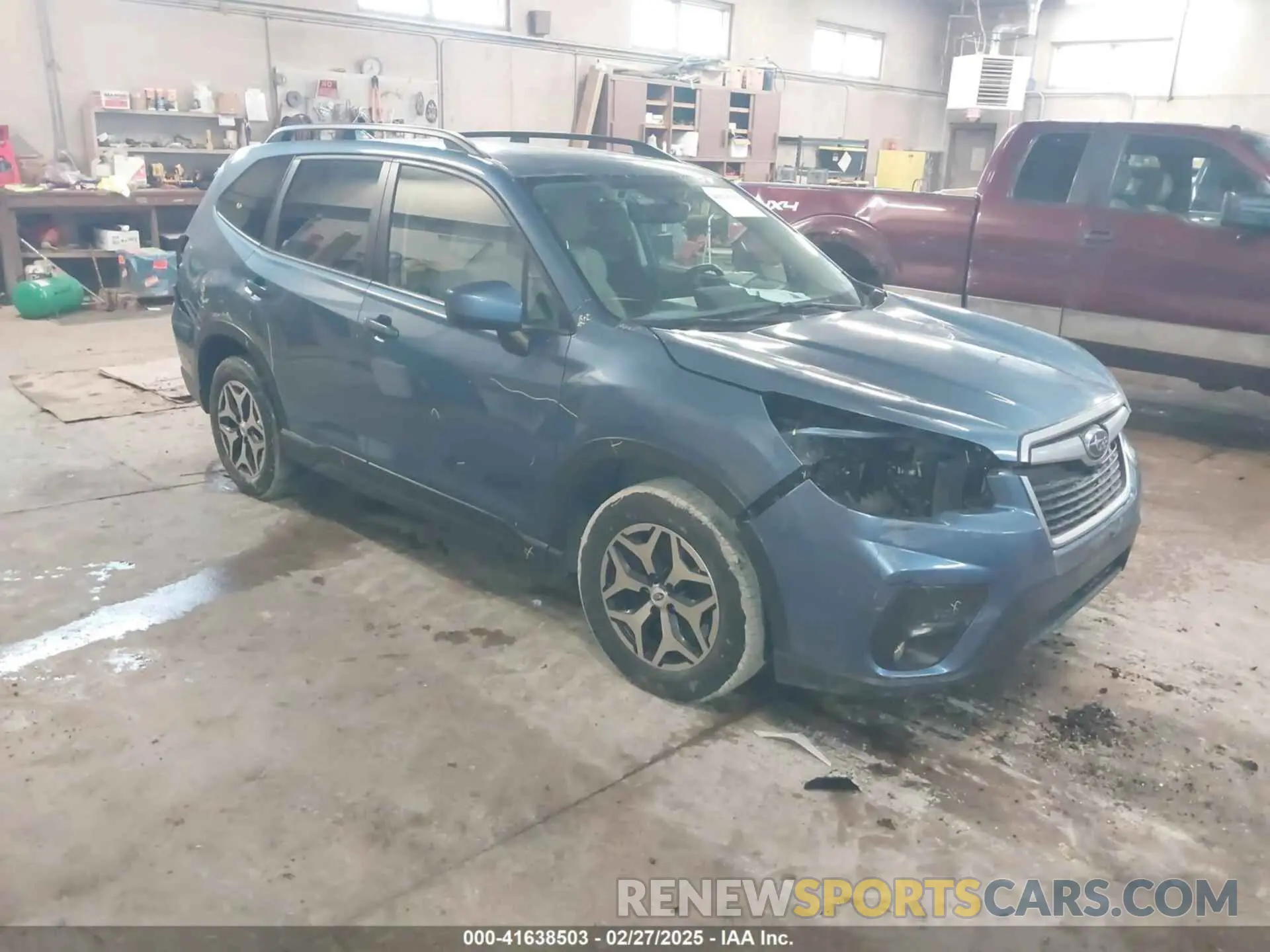 1 fotografías del automóvil dañado JF2SKAFC3MH536525 SUBARU FORESTER 2021