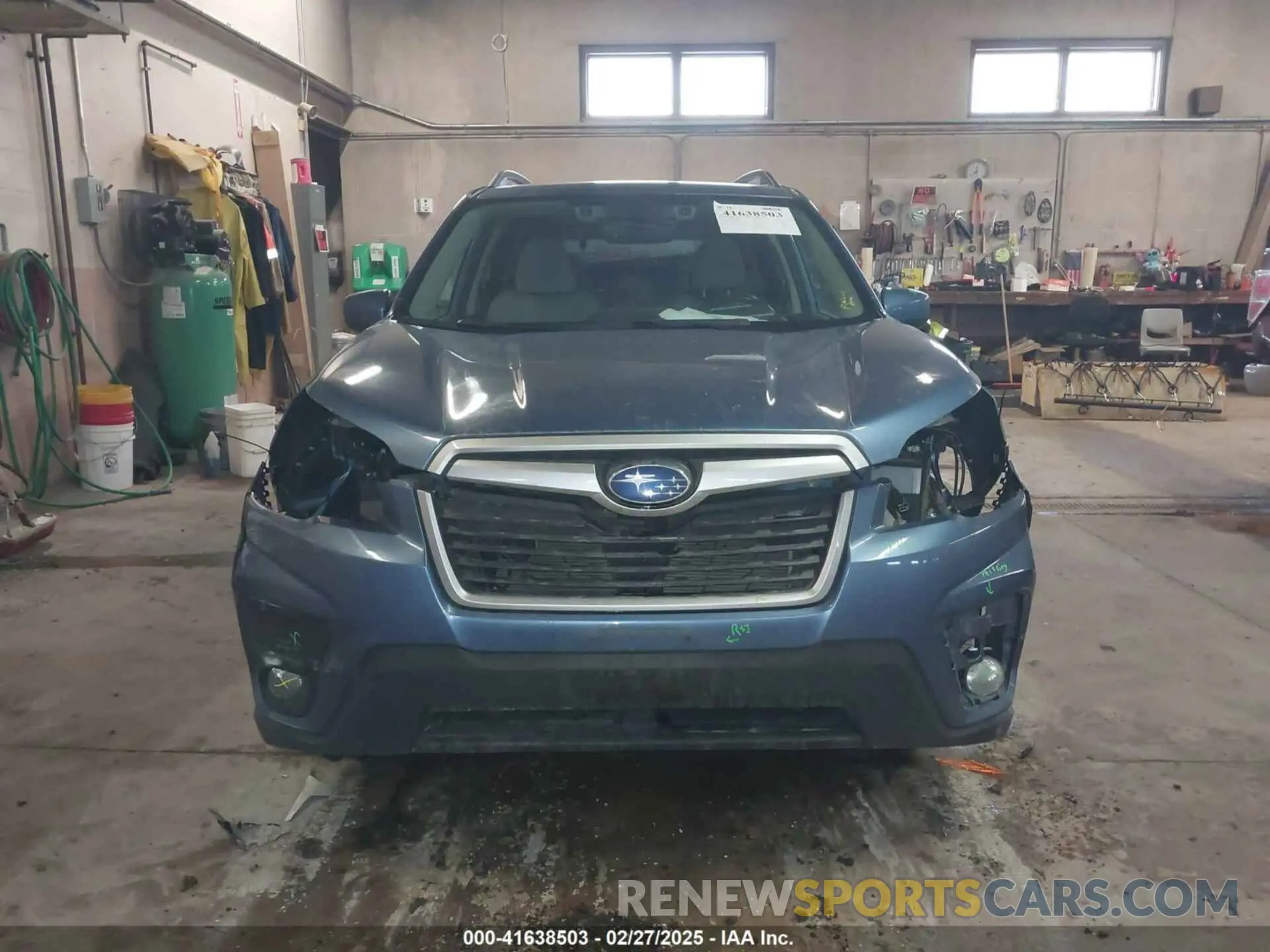12 fotografías del automóvil dañado JF2SKAFC3MH536525 SUBARU FORESTER 2021