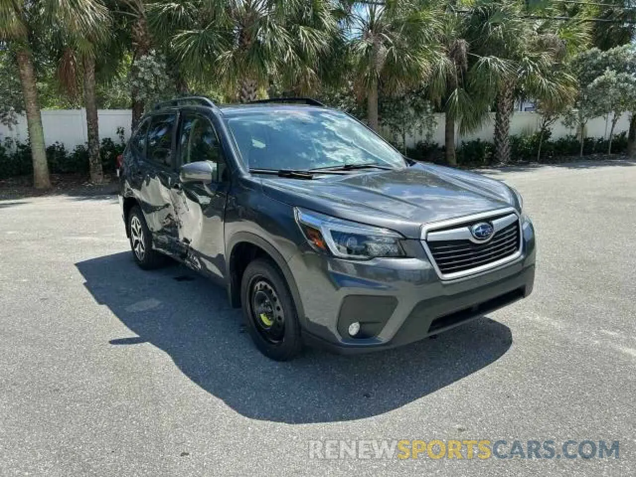 1 fotografías del automóvil dañado JF2SKAFC4MH503419 SUBARU FORESTER 2021