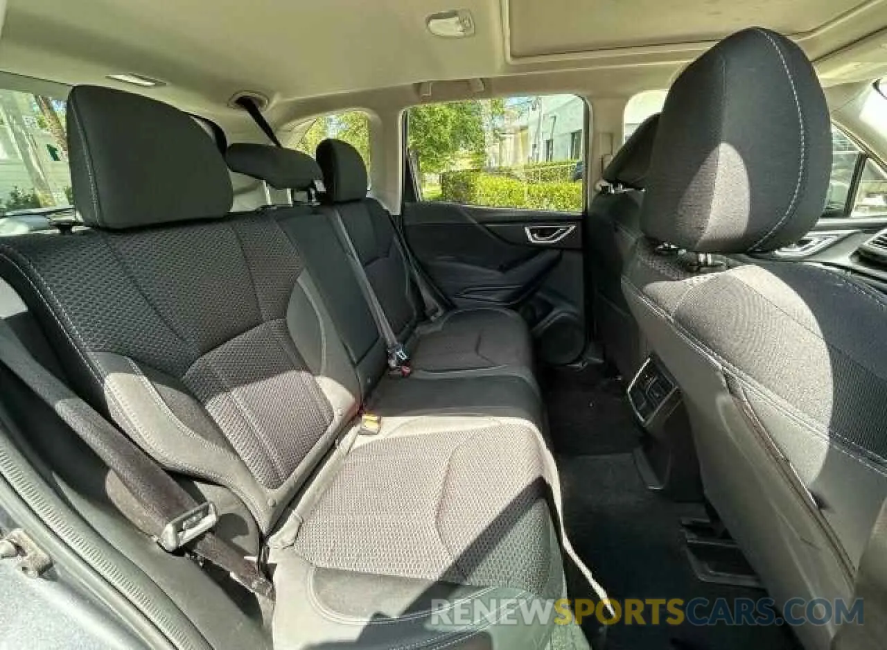 6 fotografías del automóvil dañado JF2SKAFC4MH503419 SUBARU FORESTER 2021