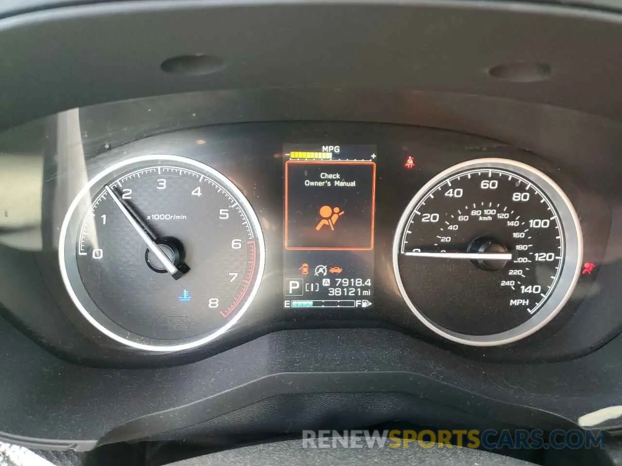 9 fotografías del automóvil dañado JF2SKAFC4MH546934 SUBARU FORESTER 2021