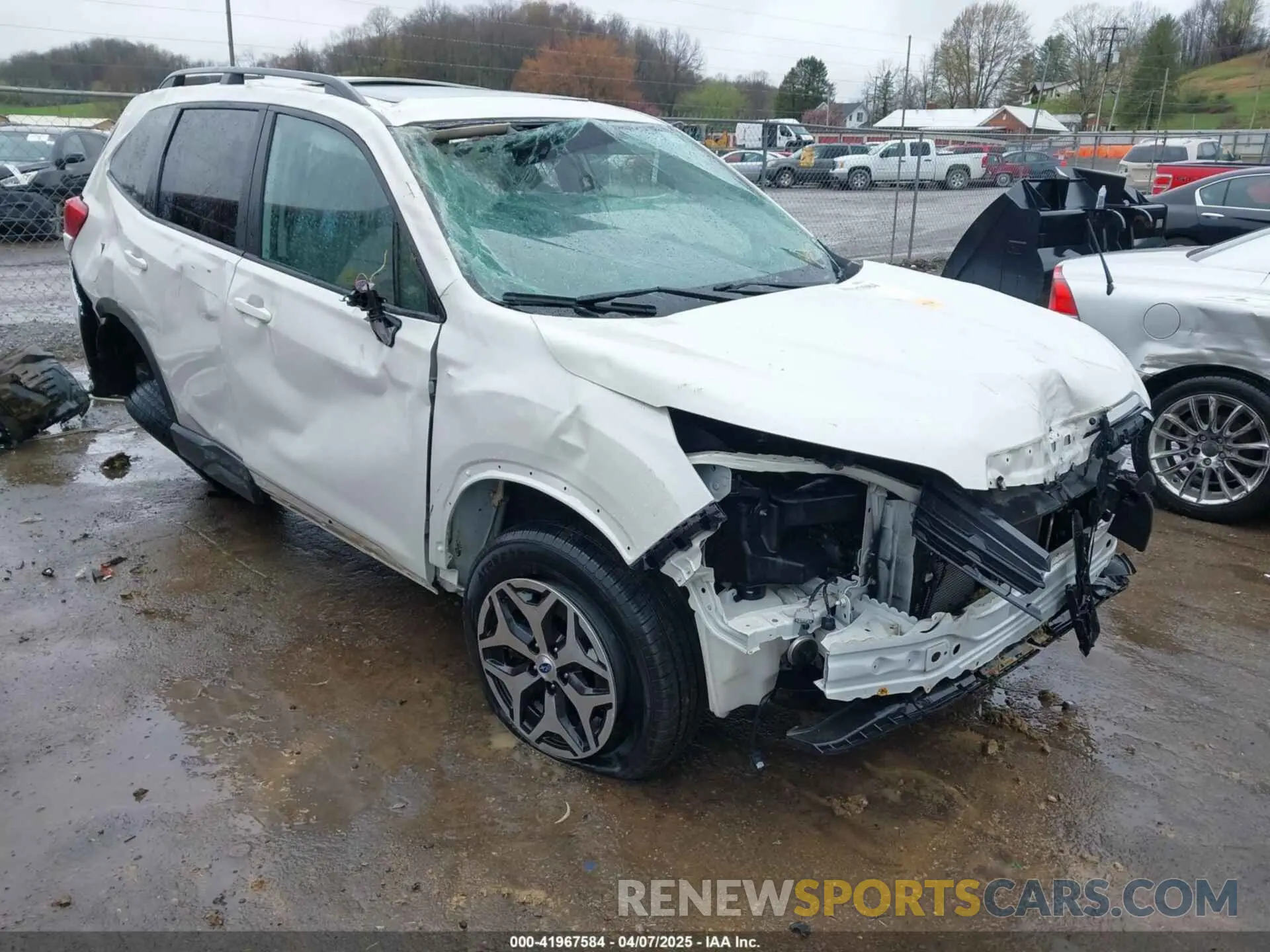 1 fotografías del automóvil dañado JF2SKAFC9MH436610 SUBARU FORESTER 2021