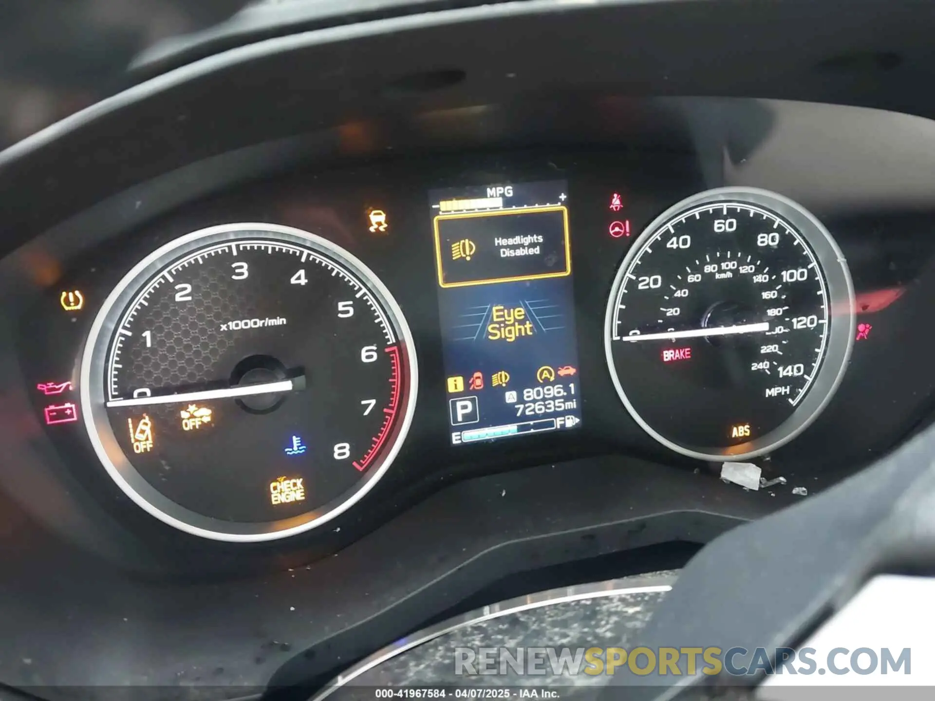 7 fotografías del automóvil dañado JF2SKAFC9MH436610 SUBARU FORESTER 2021