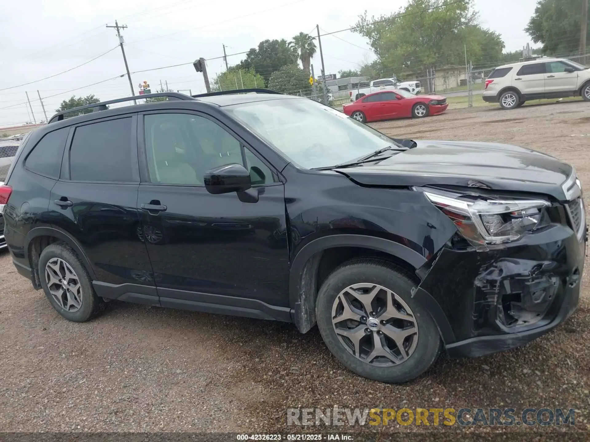 14 fotografías del automóvil dañado JF2SKAFC9MH564491 SUBARU FORESTER 2021