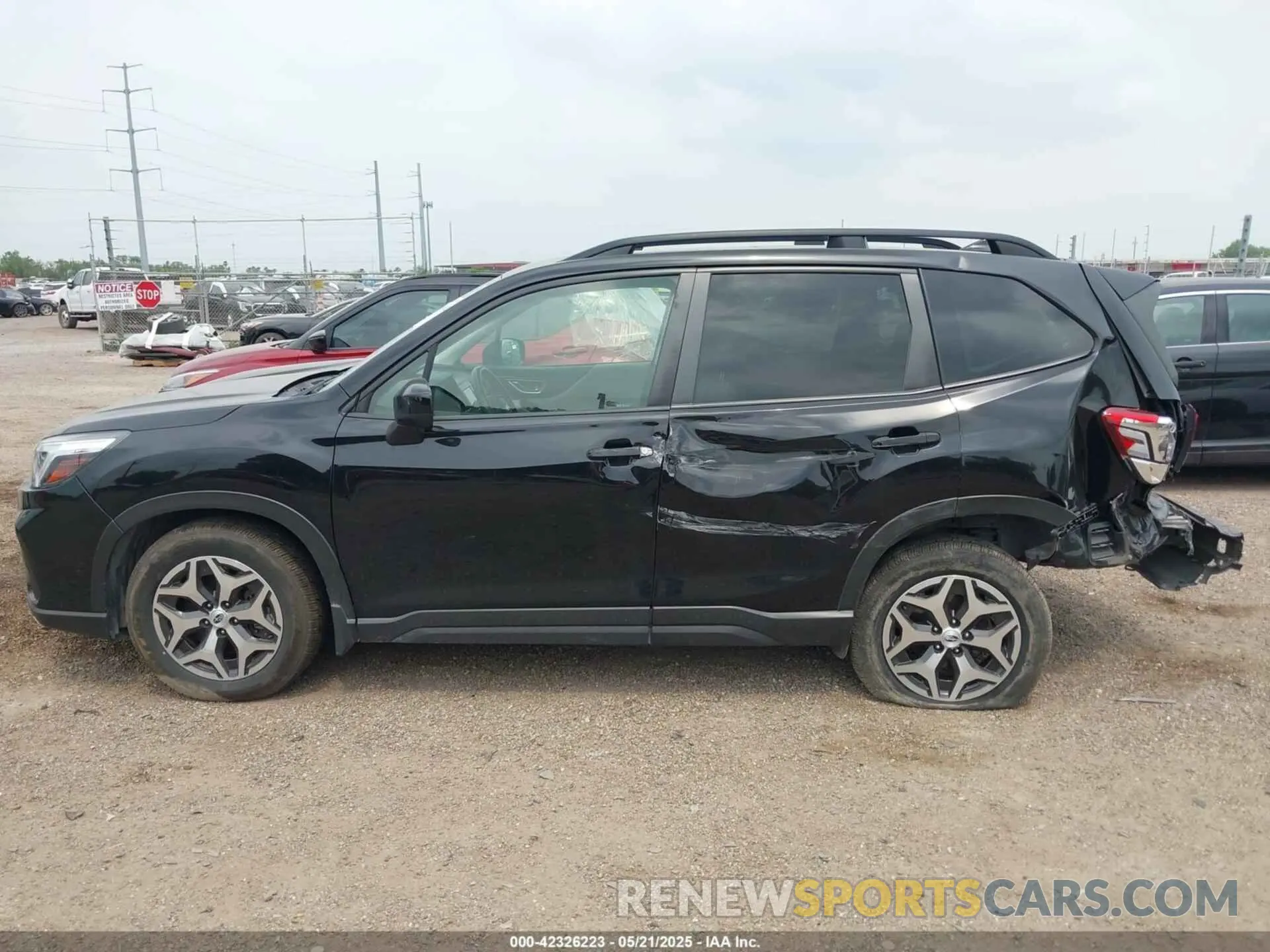 15 fotografías del automóvil dañado JF2SKAFC9MH564491 SUBARU FORESTER 2021