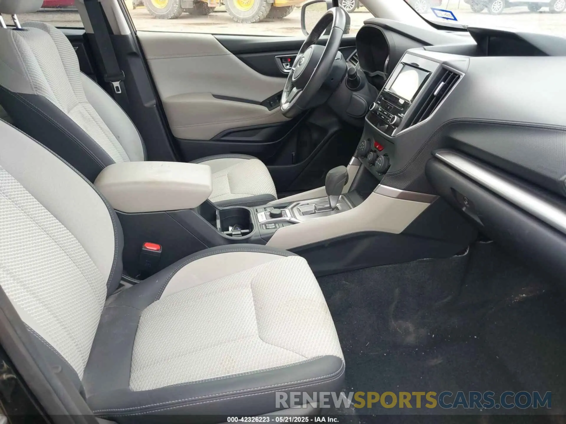 5 fotografías del automóvil dañado JF2SKAFC9MH564491 SUBARU FORESTER 2021