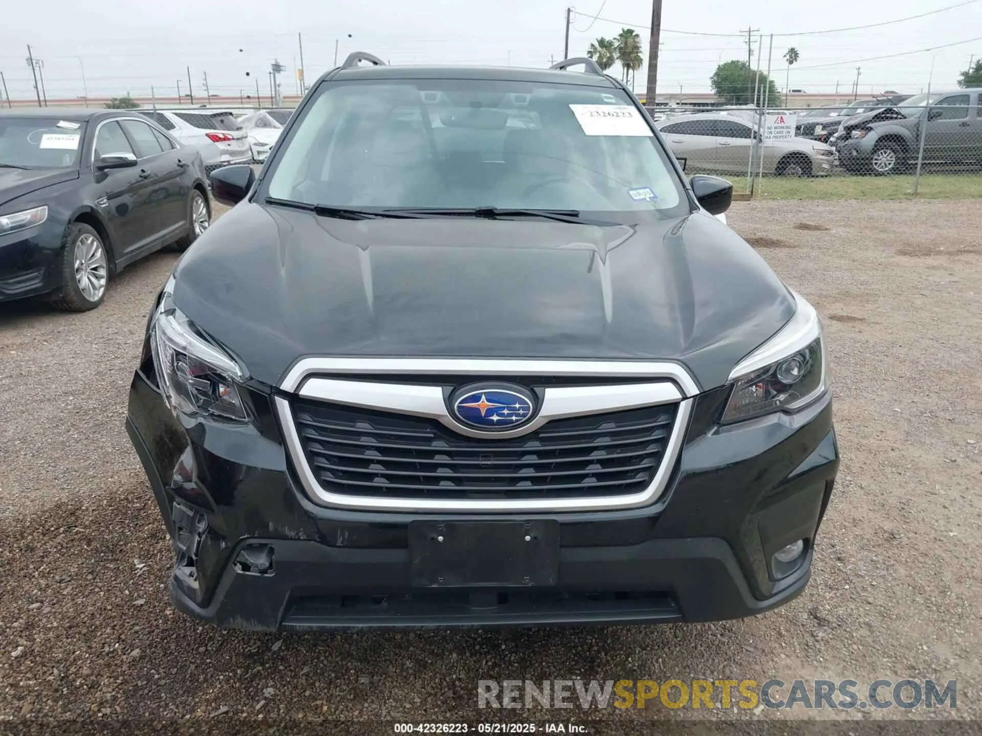 6 fotografías del automóvil dañado JF2SKAFC9MH564491 SUBARU FORESTER 2021