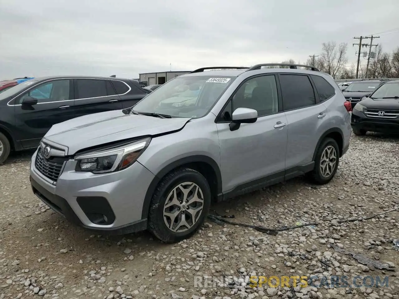 1 fotografías del automóvil dañado JF2SKAFCXMH572292 SUBARU FORESTER 2021