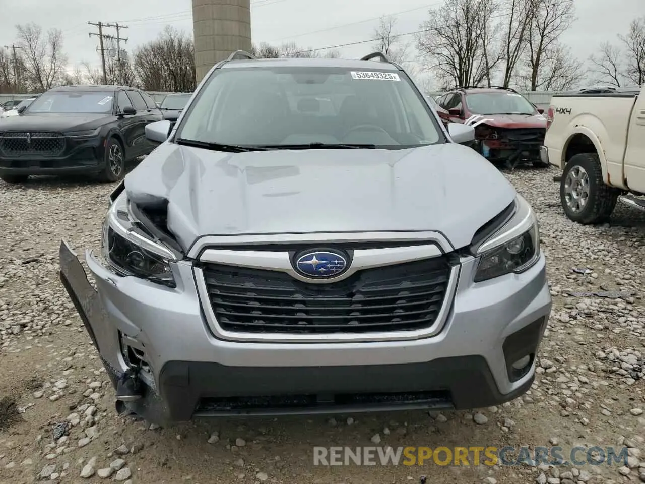 5 fotografías del automóvil dañado JF2SKAFCXMH572292 SUBARU FORESTER 2021