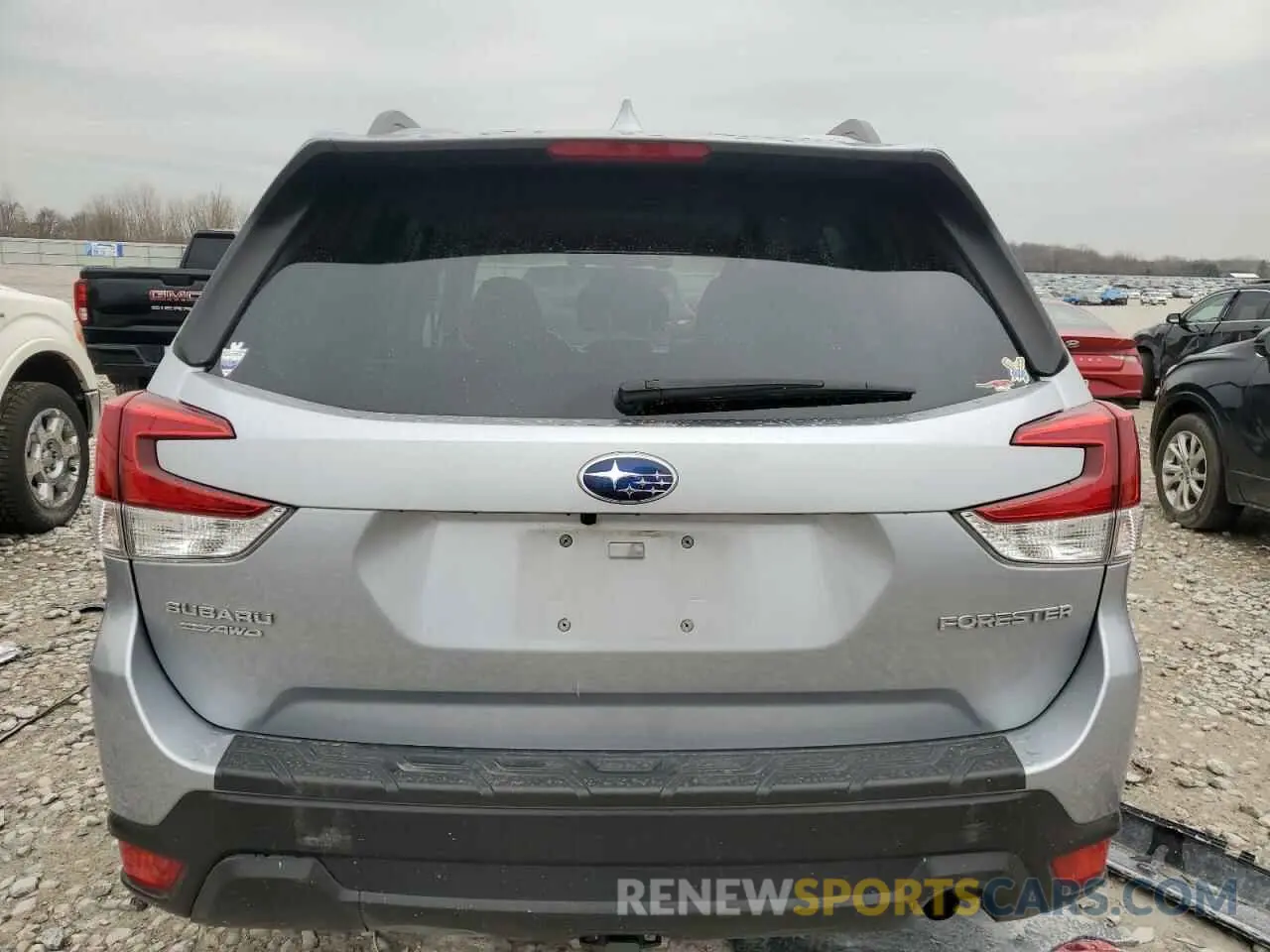 6 fotografías del automóvil dañado JF2SKAFCXMH572292 SUBARU FORESTER 2021