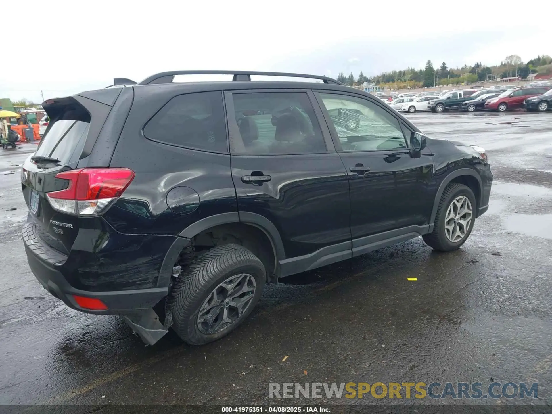 4 fotografías del automóvil dañado JF2SKAJC0MH496217 SUBARU FORESTER 2021