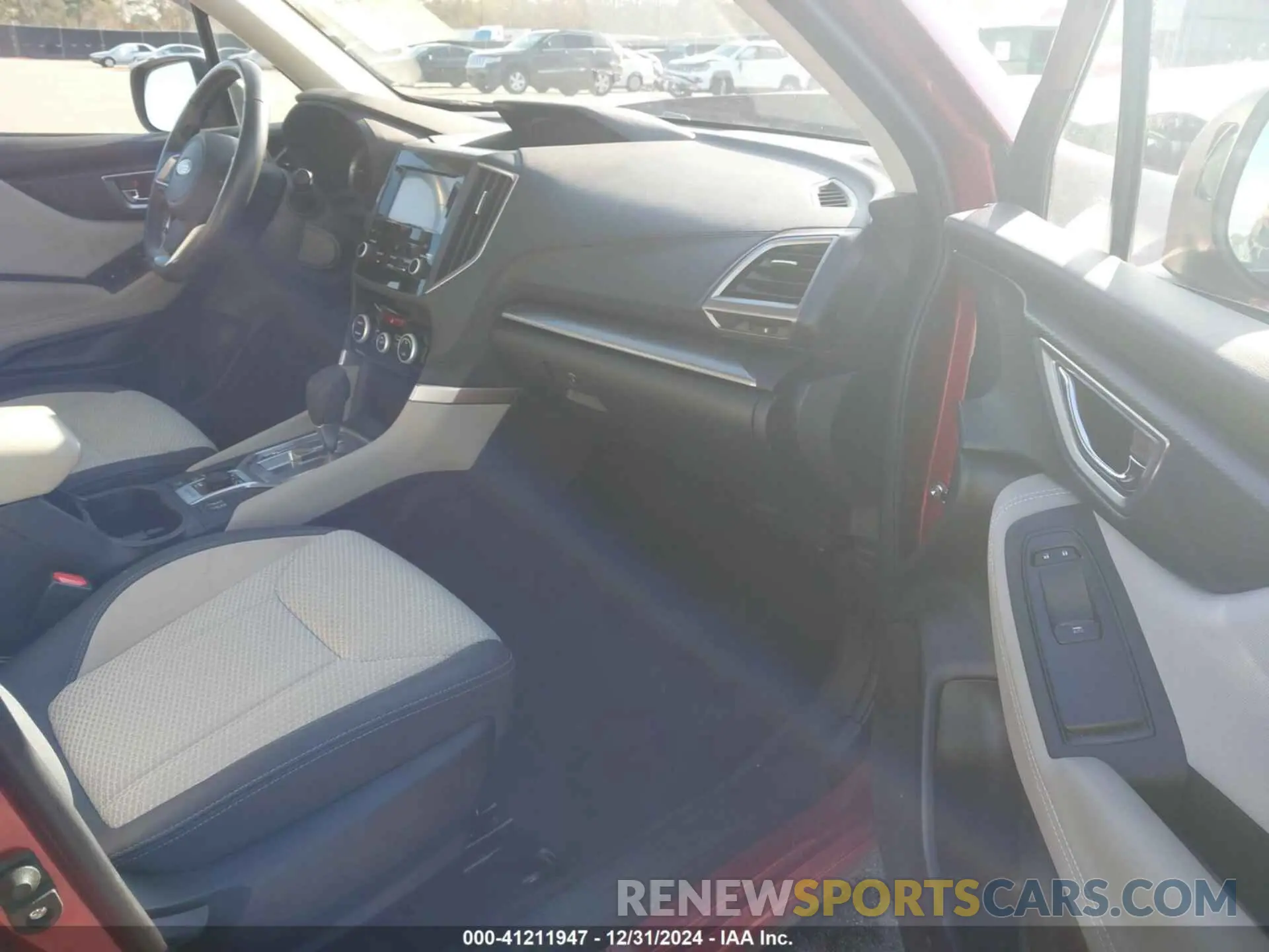 5 fotografías del automóvil dañado JF2SKAJC1MH449407 SUBARU FORESTER 2021