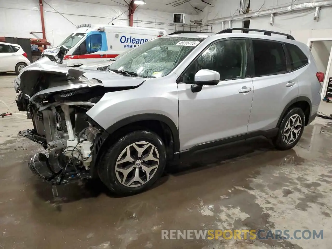 1 fotografías del automóvil dañado JF2SKAJC1MH457085 SUBARU FORESTER 2021