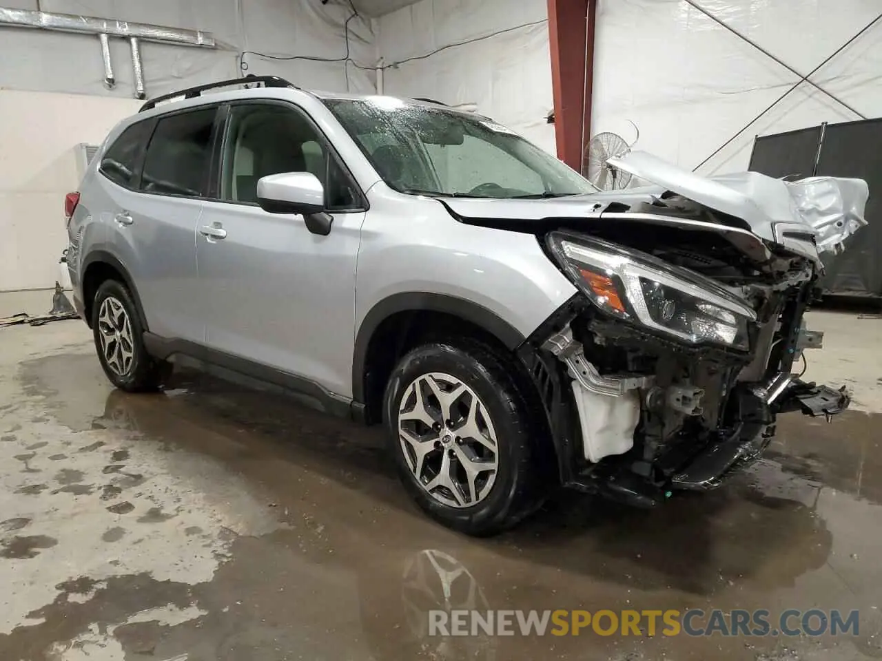4 fotografías del automóvil dañado JF2SKAJC1MH457085 SUBARU FORESTER 2021