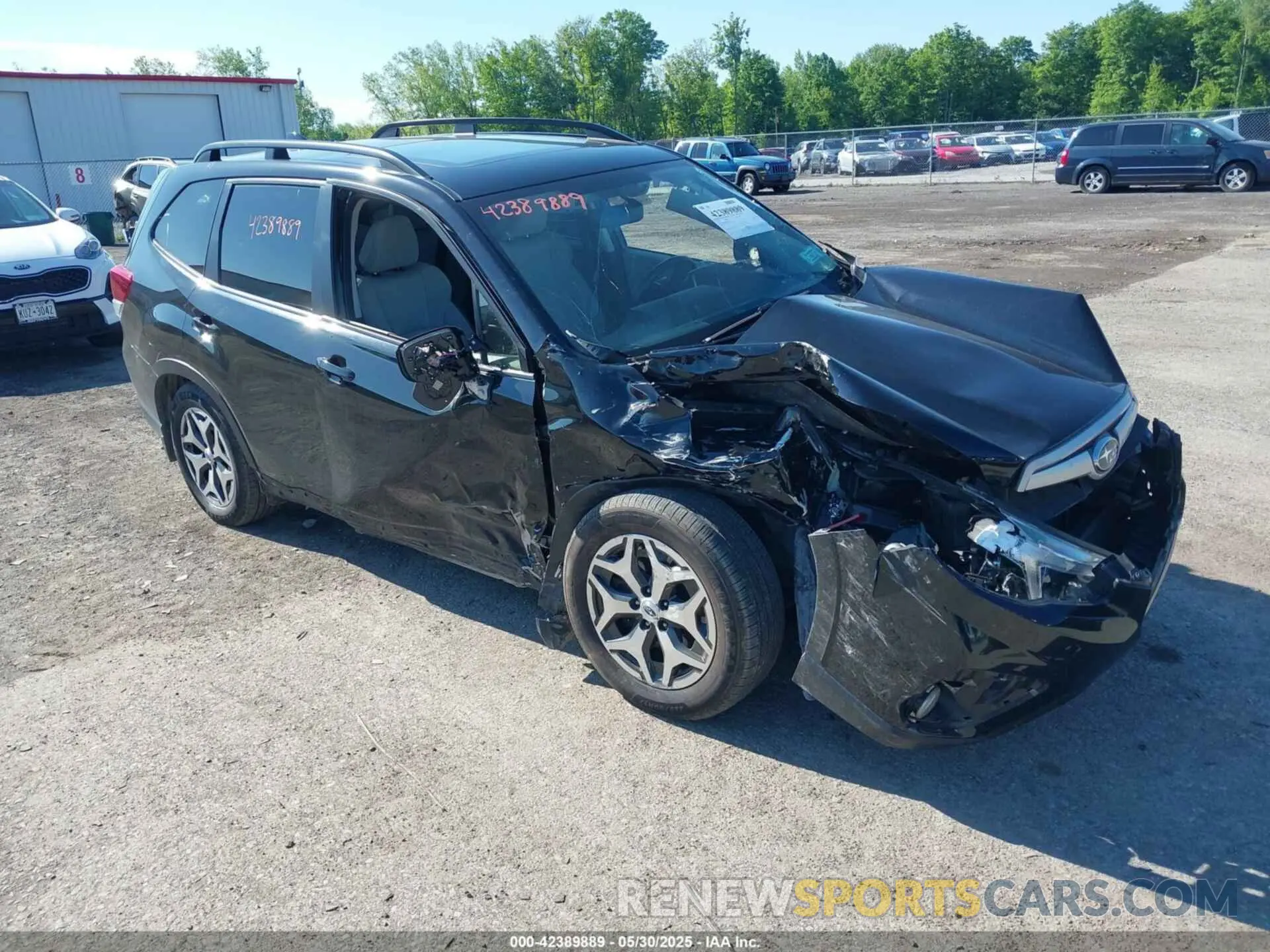 1 fotografías del automóvil dañado JF2SKAJC1MH457264 SUBARU FORESTER 2021