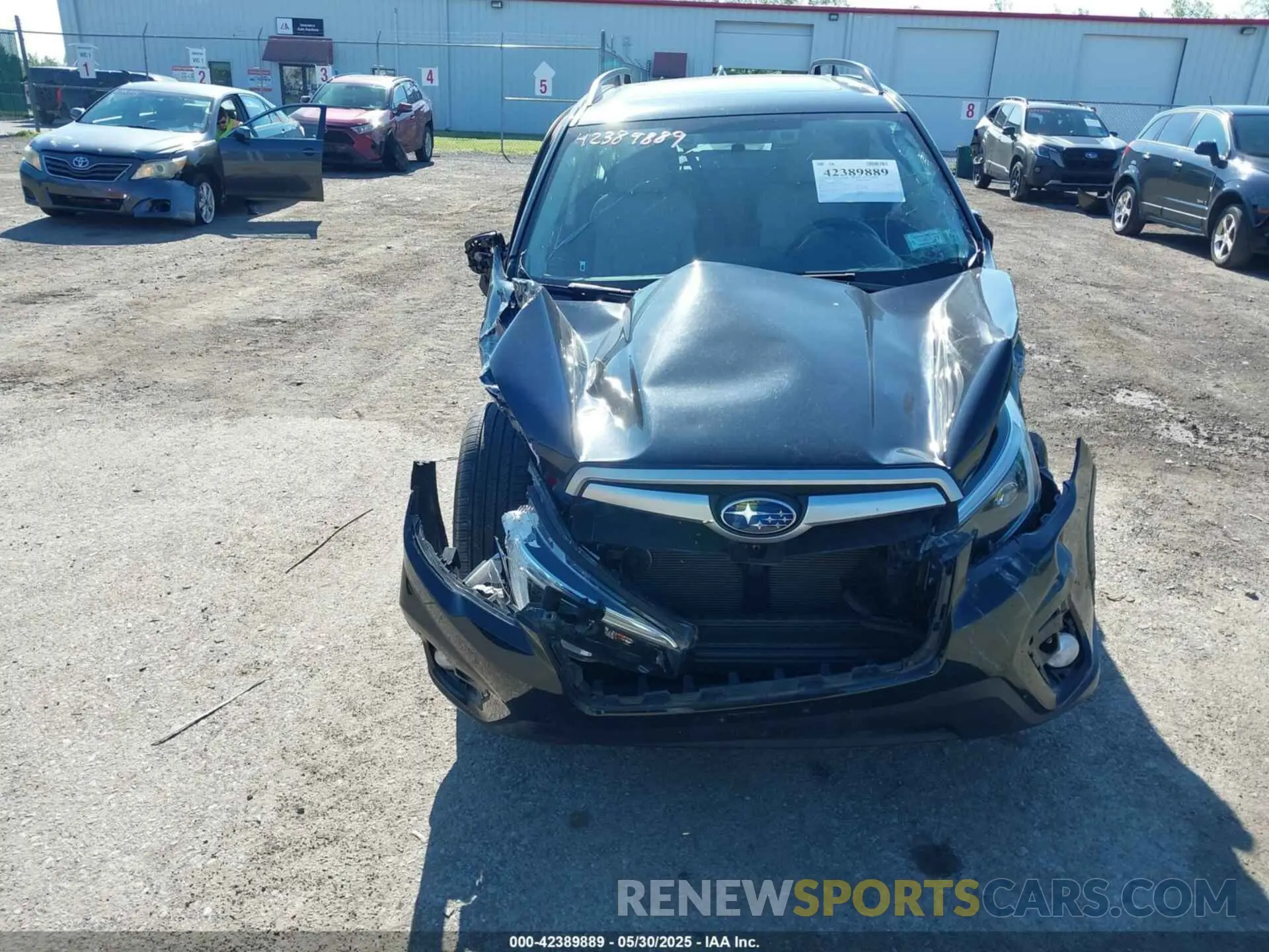11 fotografías del automóvil dañado JF2SKAJC1MH457264 SUBARU FORESTER 2021
