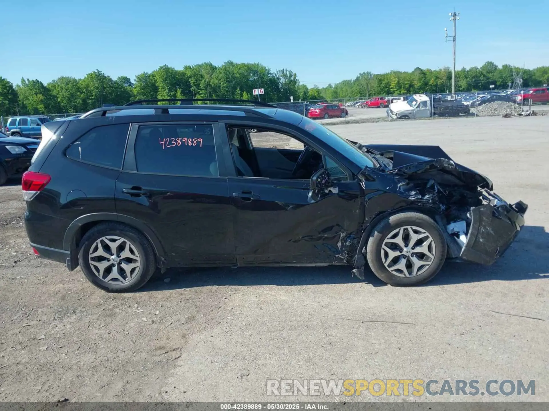 12 fotografías del automóvil dañado JF2SKAJC1MH457264 SUBARU FORESTER 2021